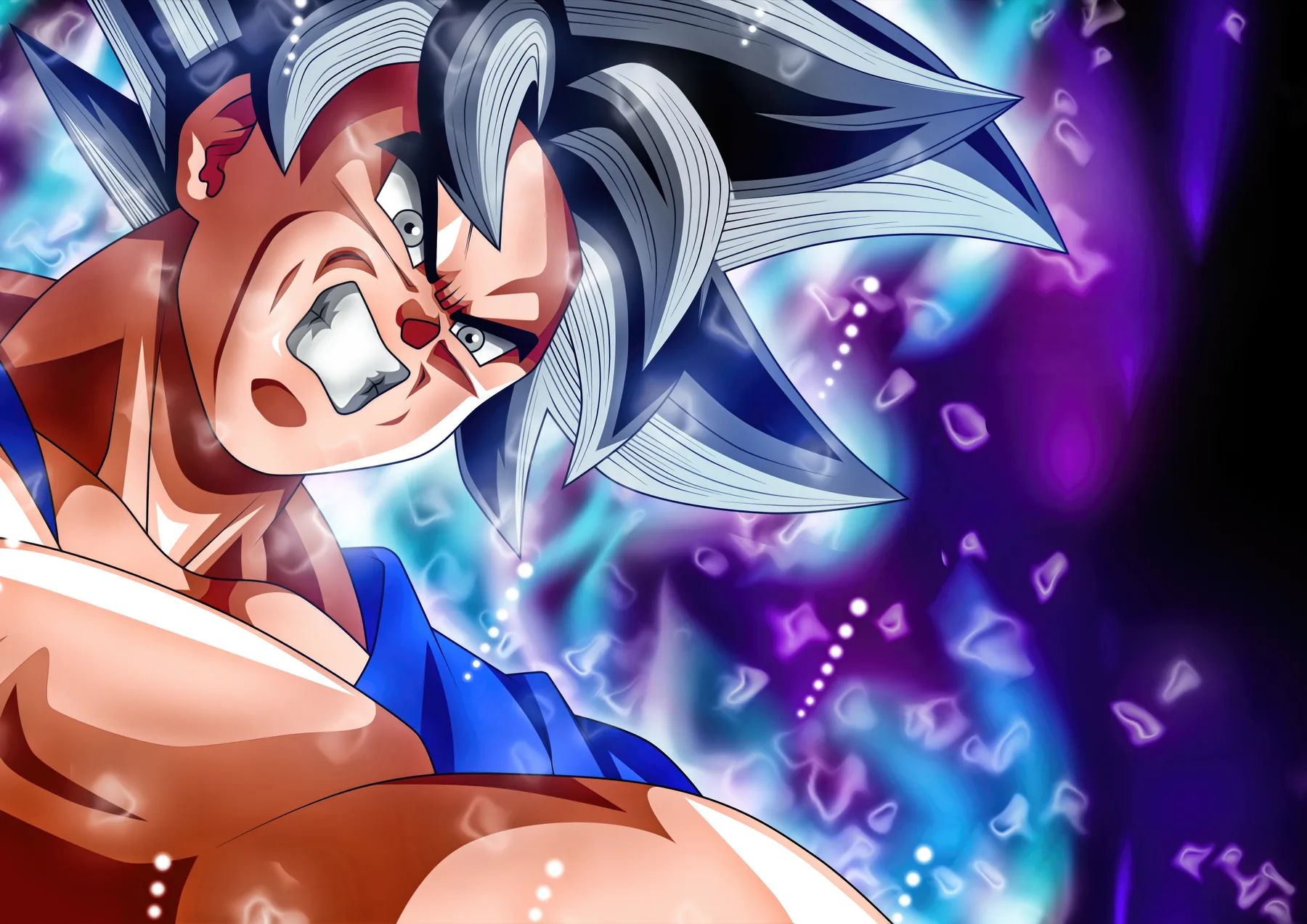 Goku Ultra Instinto Rostro Inclinado