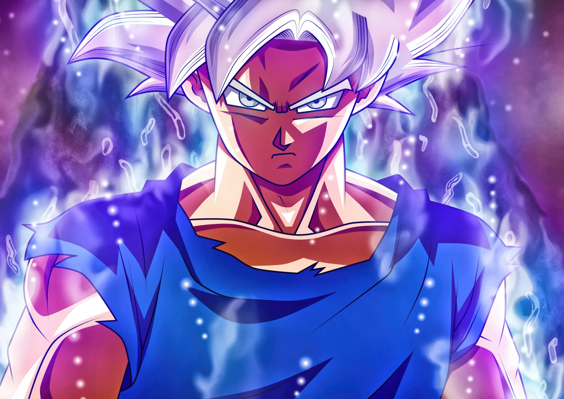 Goku Ultra Instinto Rojo Frente