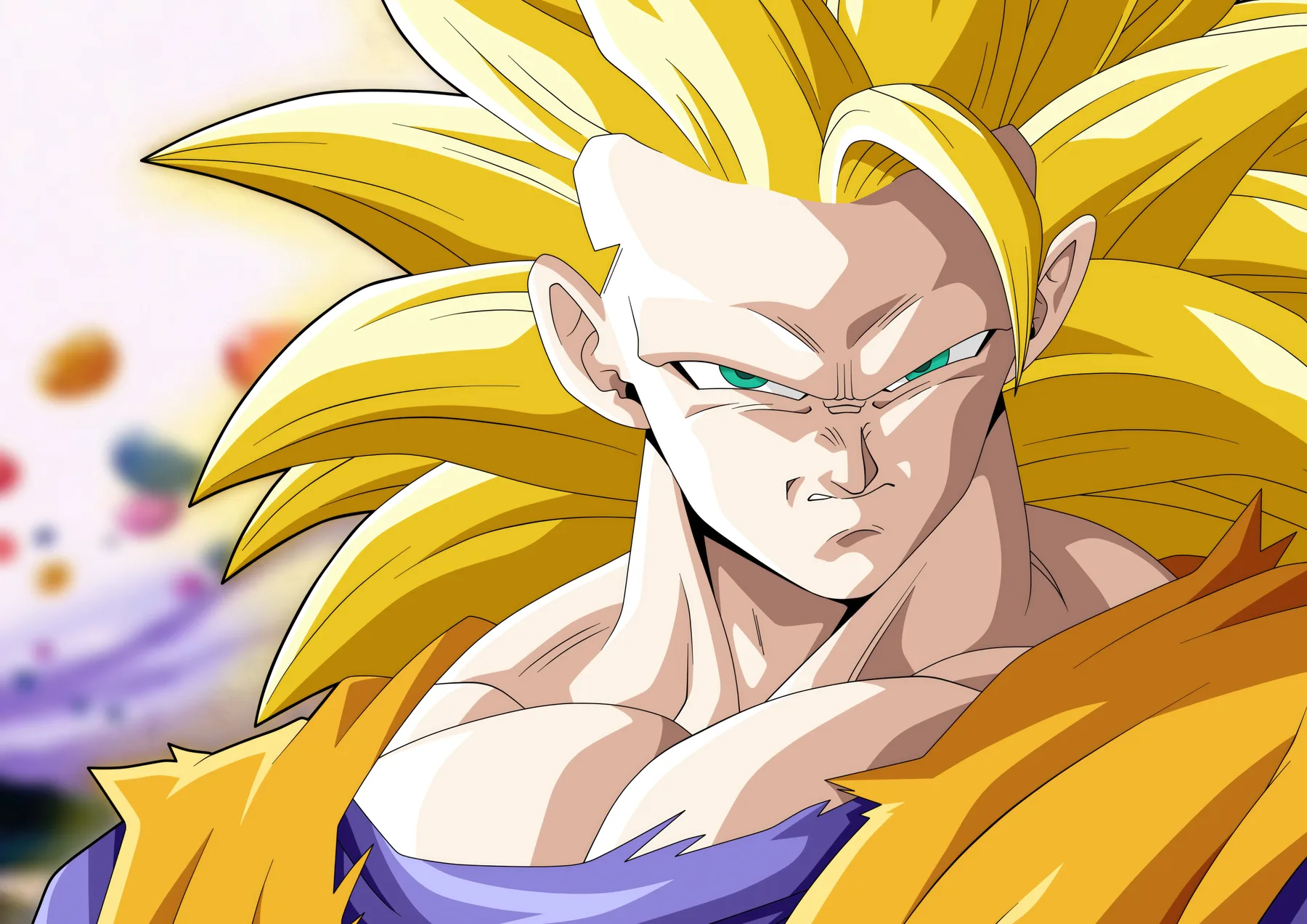 Gohan Super Saiyan 3 Retrato Serio