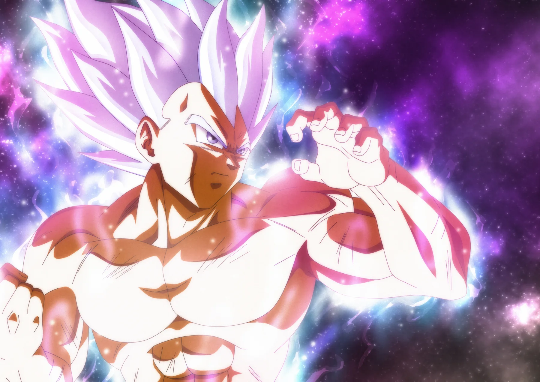Vegetto Super Saiyan Puño Alzado Galaxia