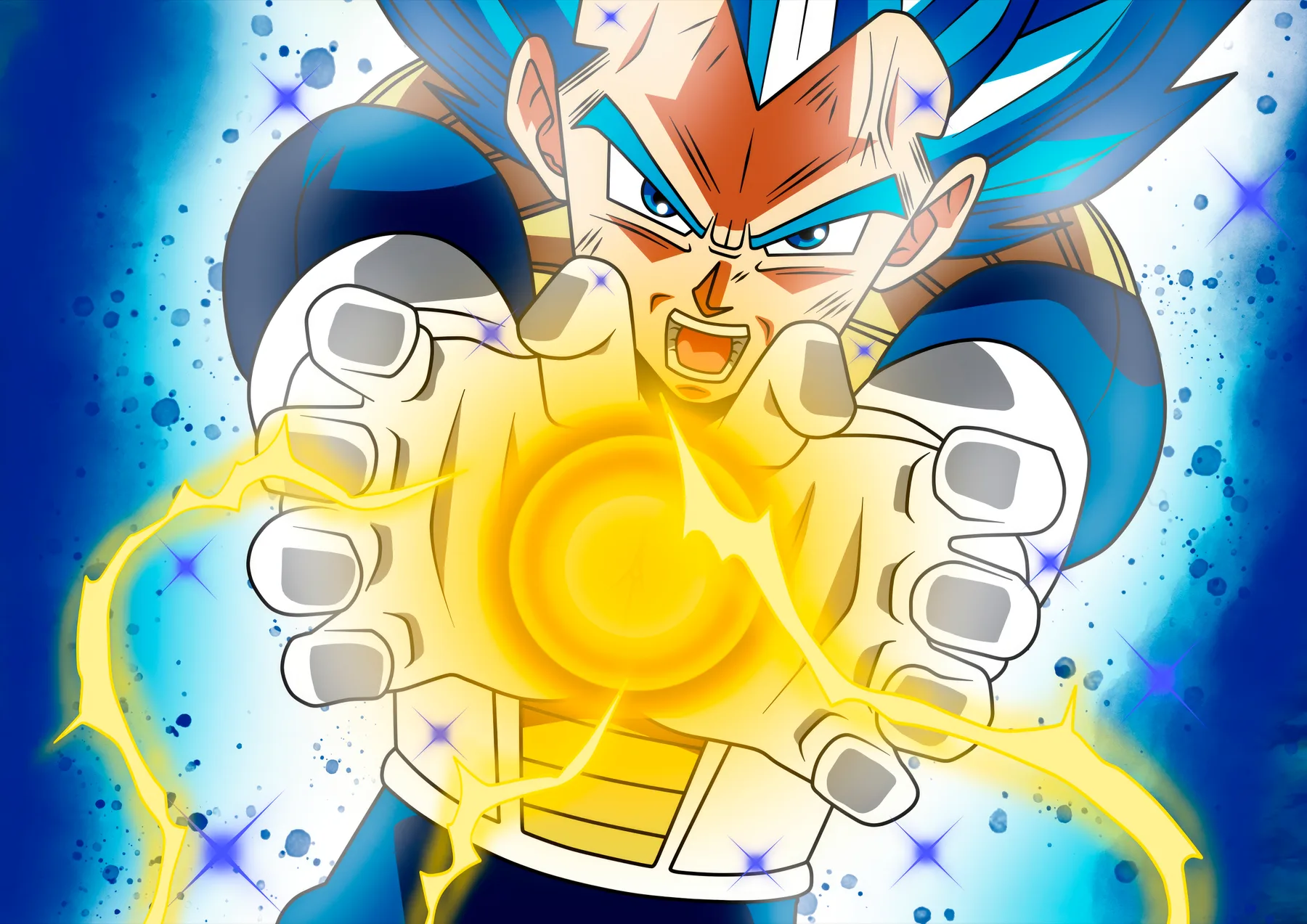 Vegeta Super Saiyan Blue Final Flash