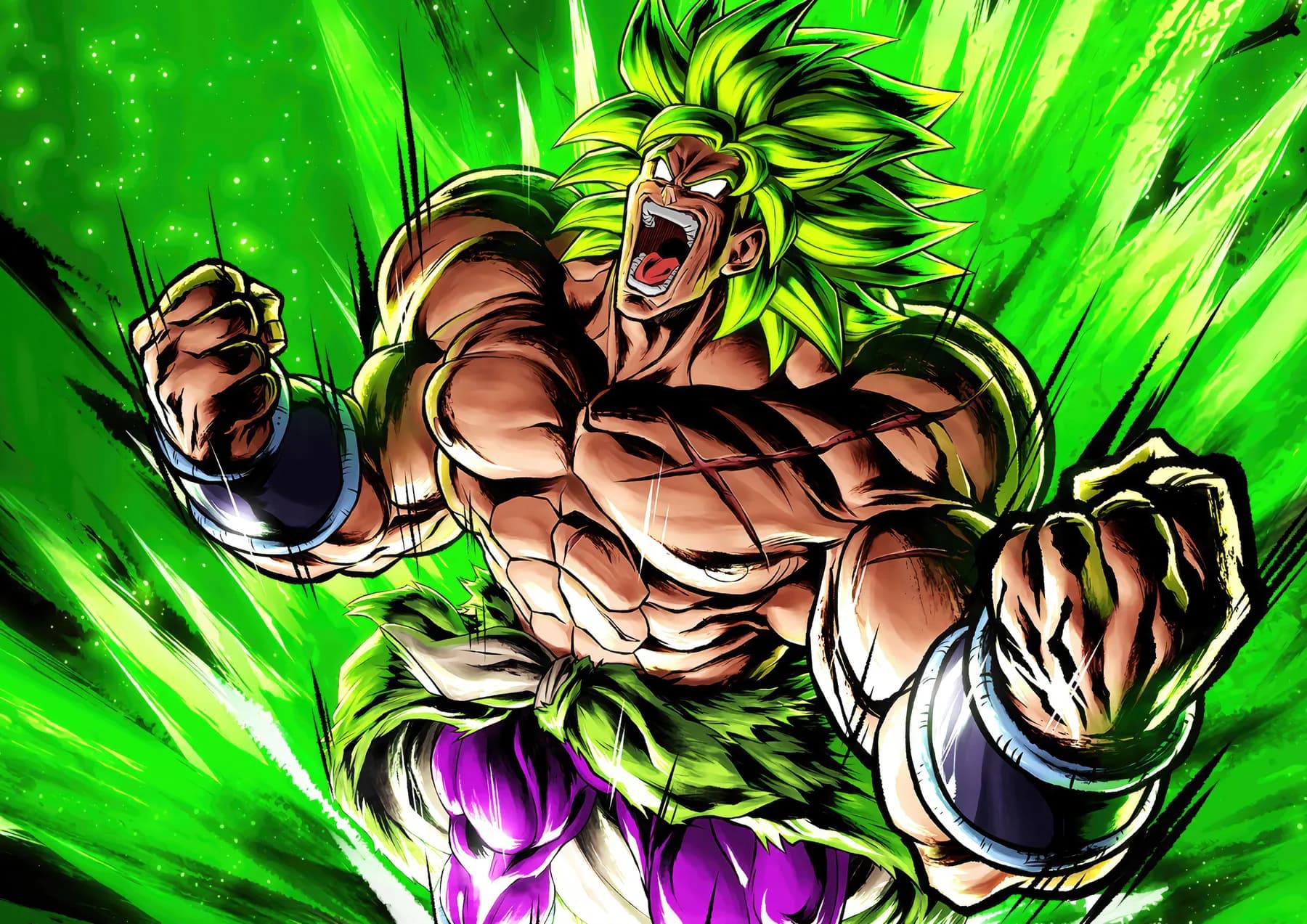 Broly Super Saiyan Legendario Rugido