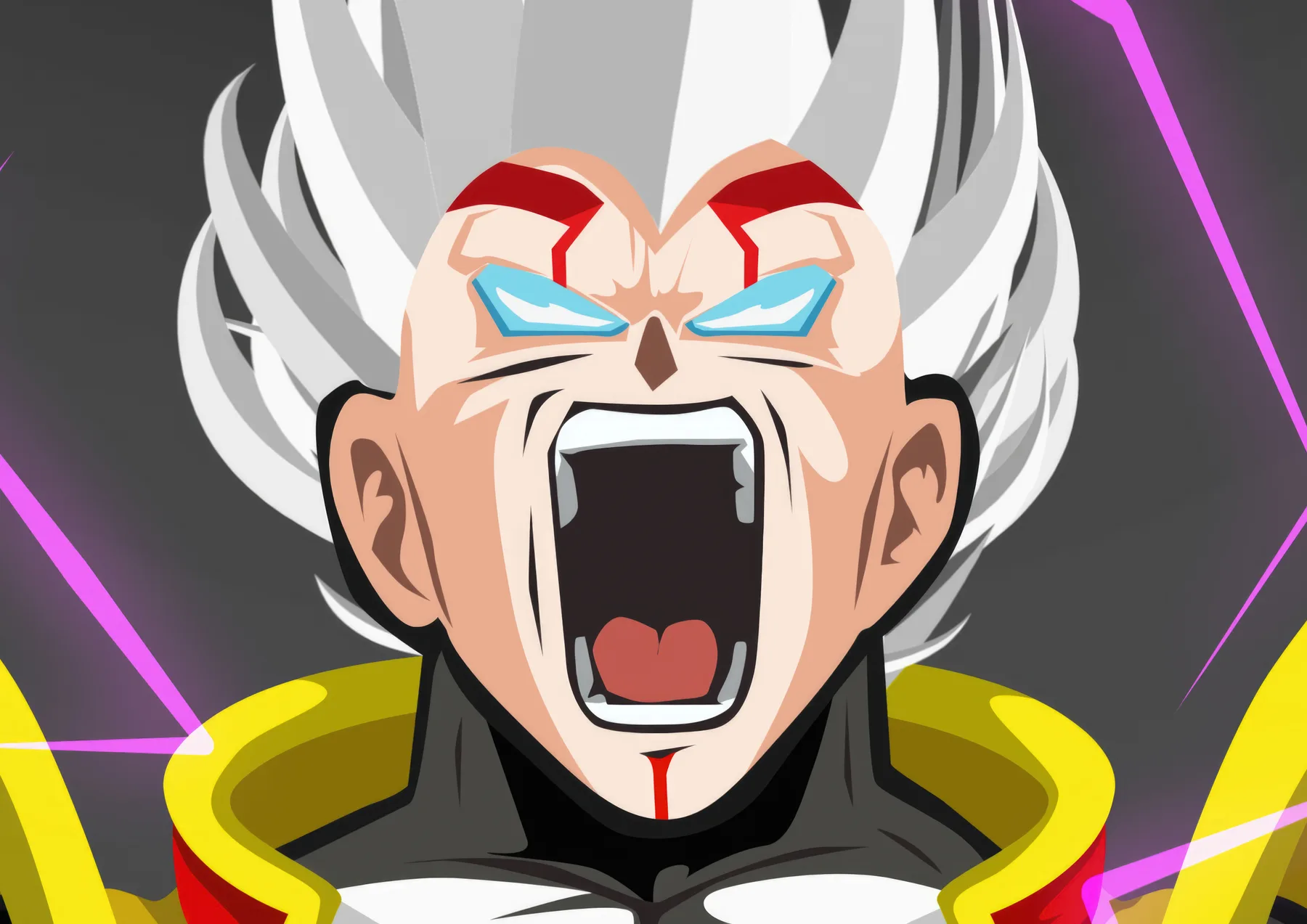 Vegeta Ultra Ego Grito de Batalla