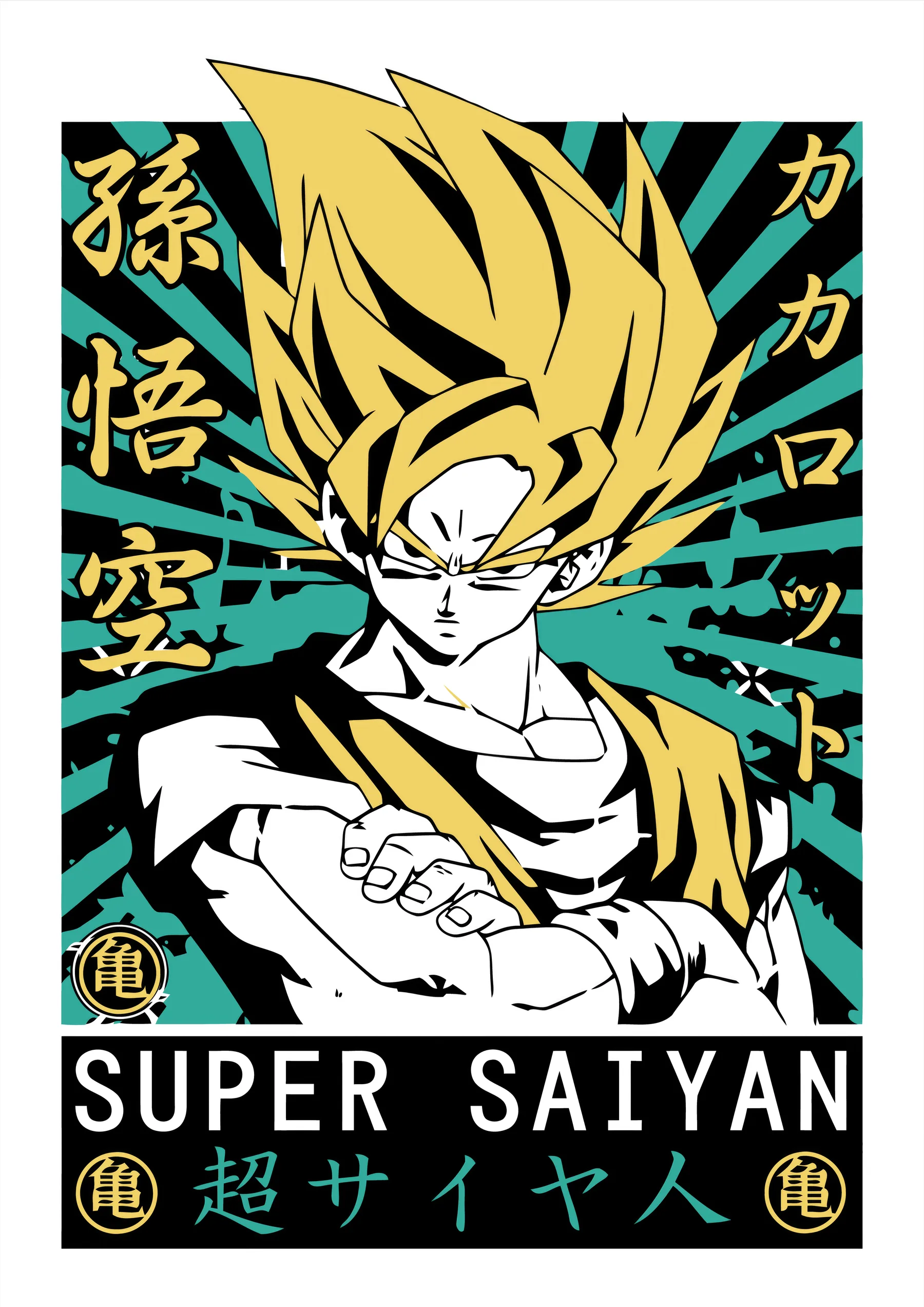 Goku Super Saiyan Kakaroto Poster