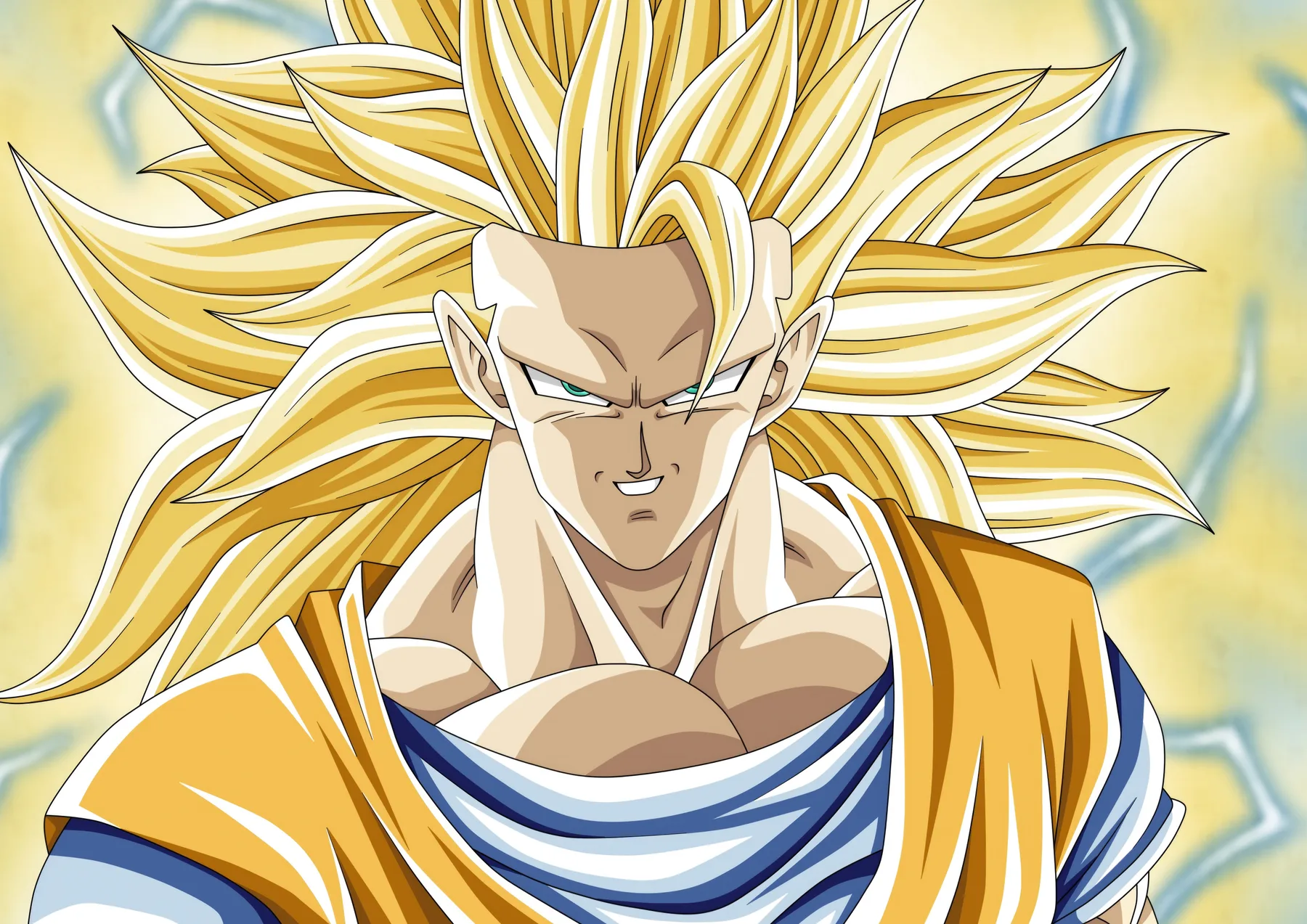 Goku Super Saiyan God Puño Determinado
