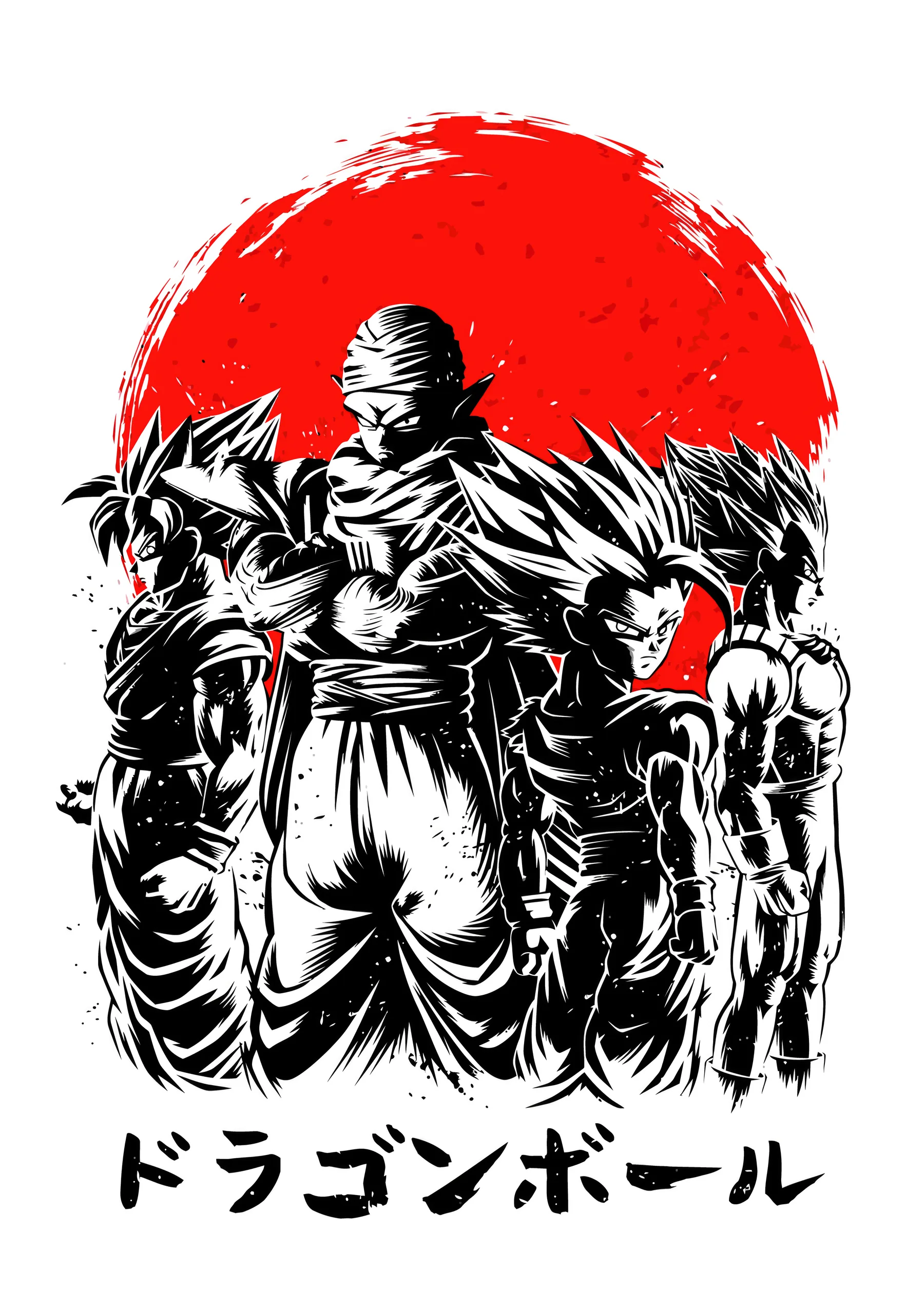 Dragon Ball Guerreros Z Tinta Sol Rojo