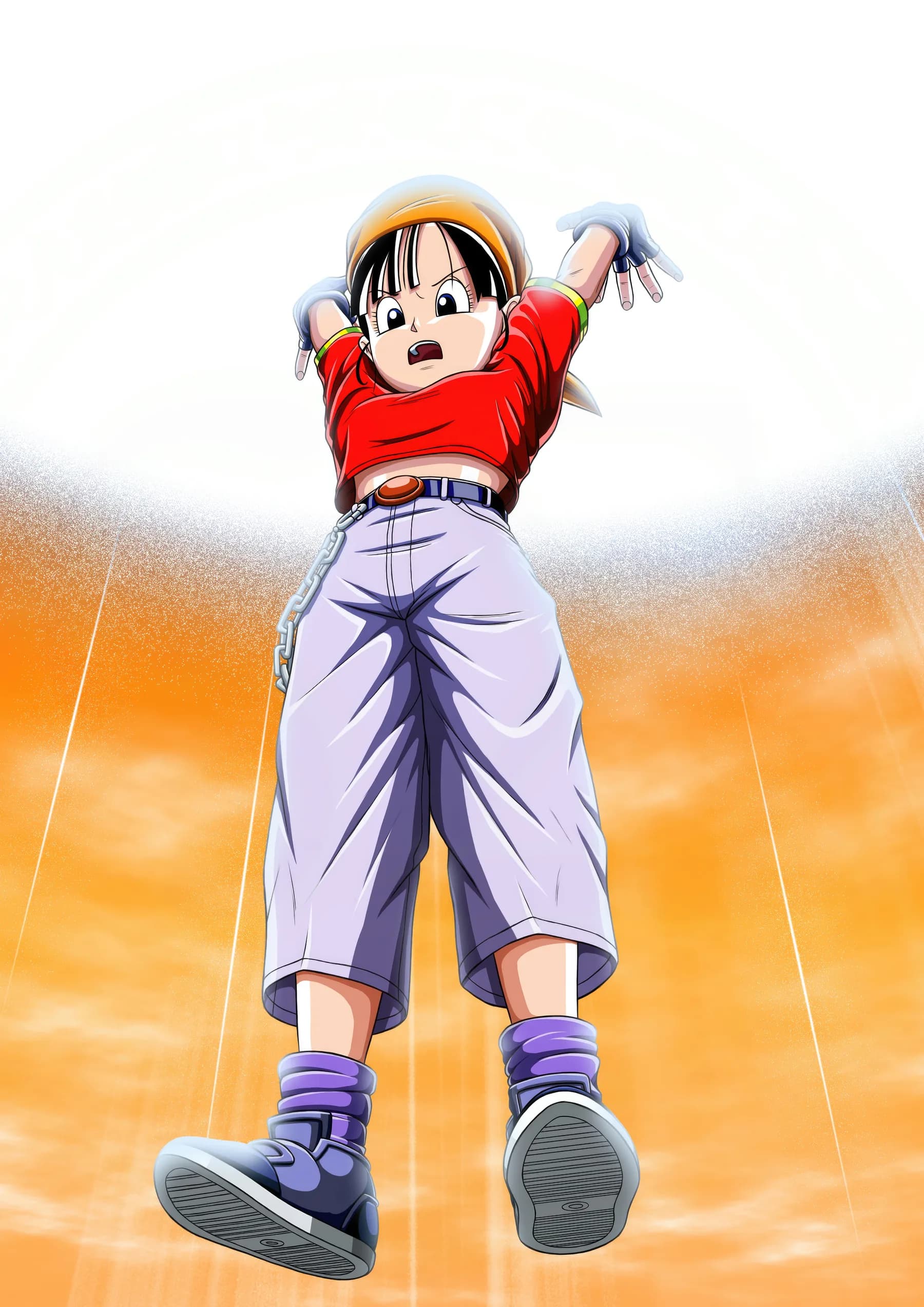 Pan Saltando Dragon Ball GT