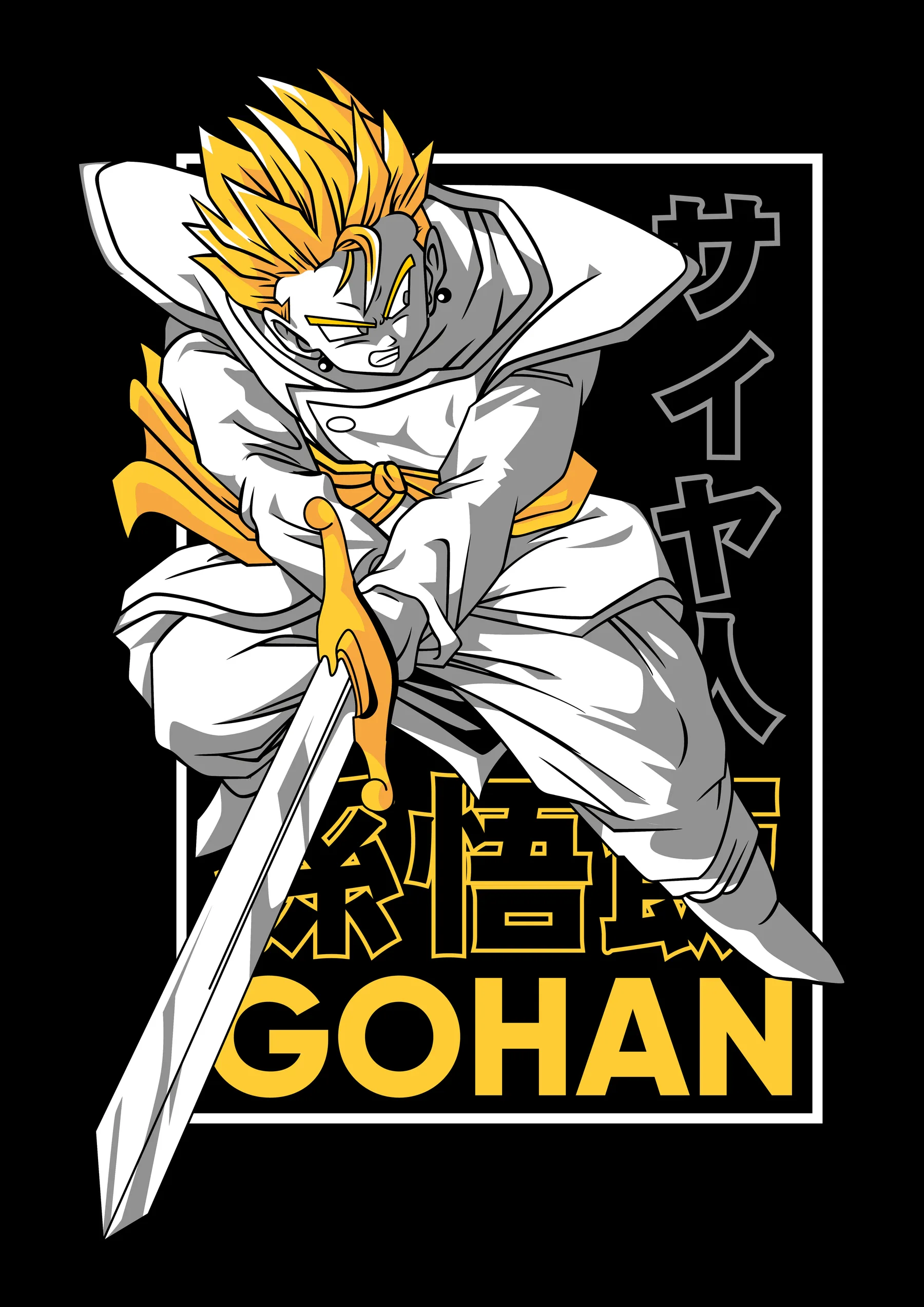 Gohan Super Saiyan Espada Guerrero