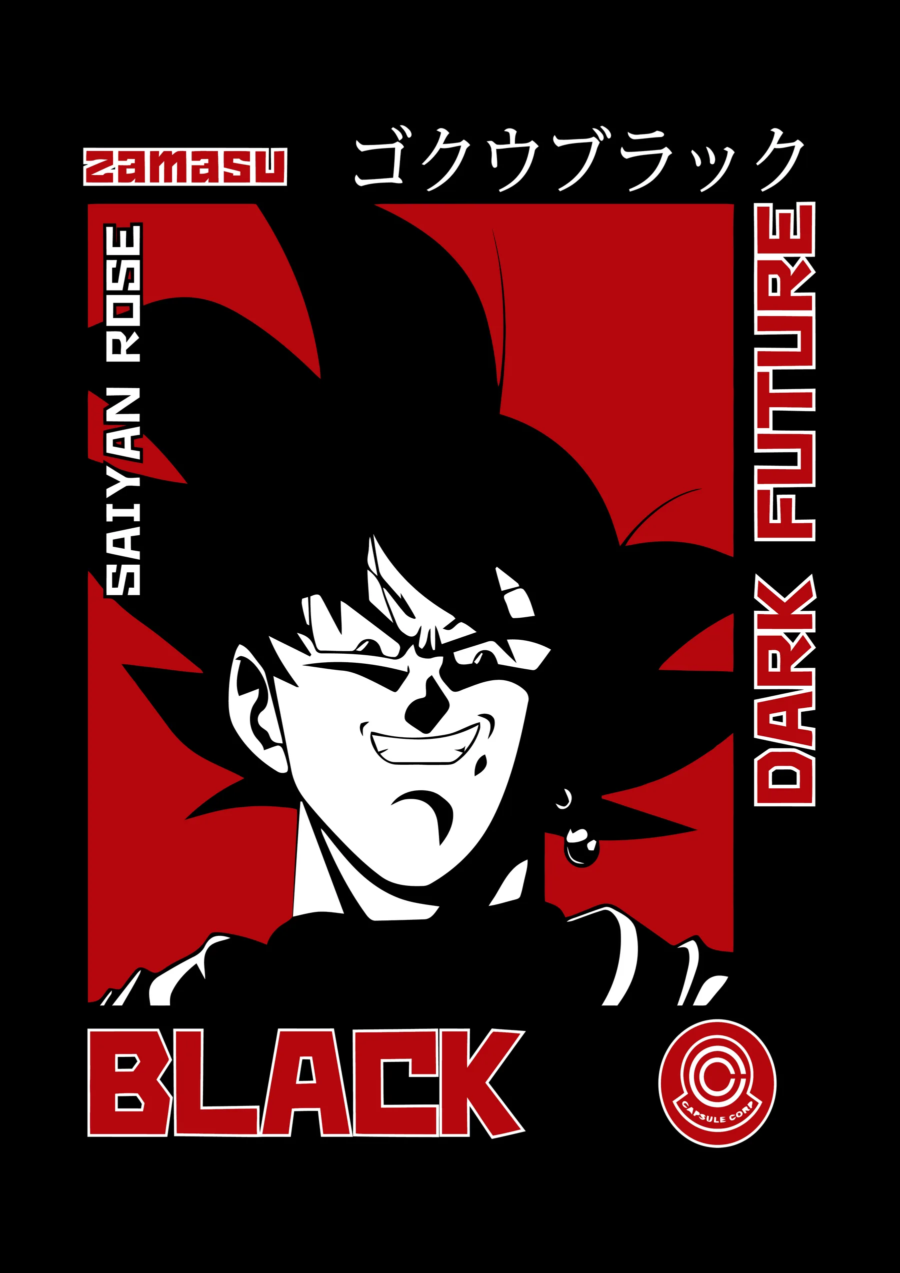 Goku Black Saiyan Rose Dark Future