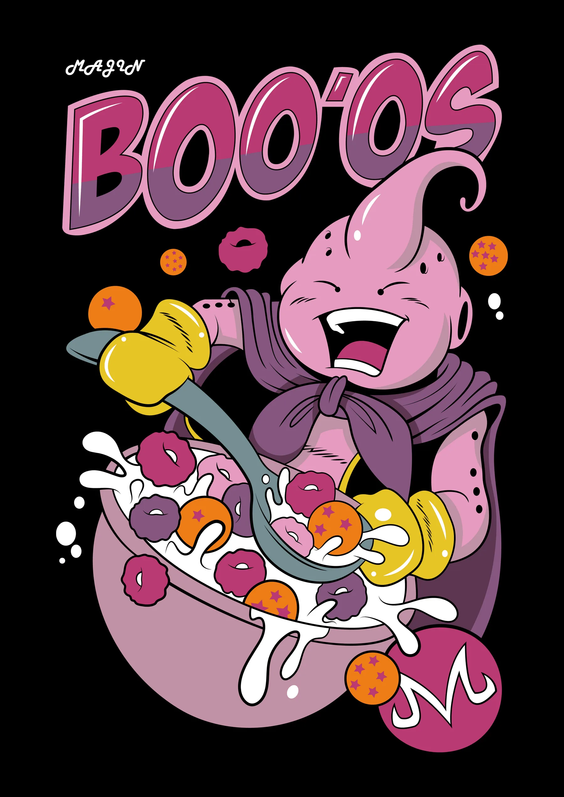 Majin Buu Cereal Parodia Boo'Os