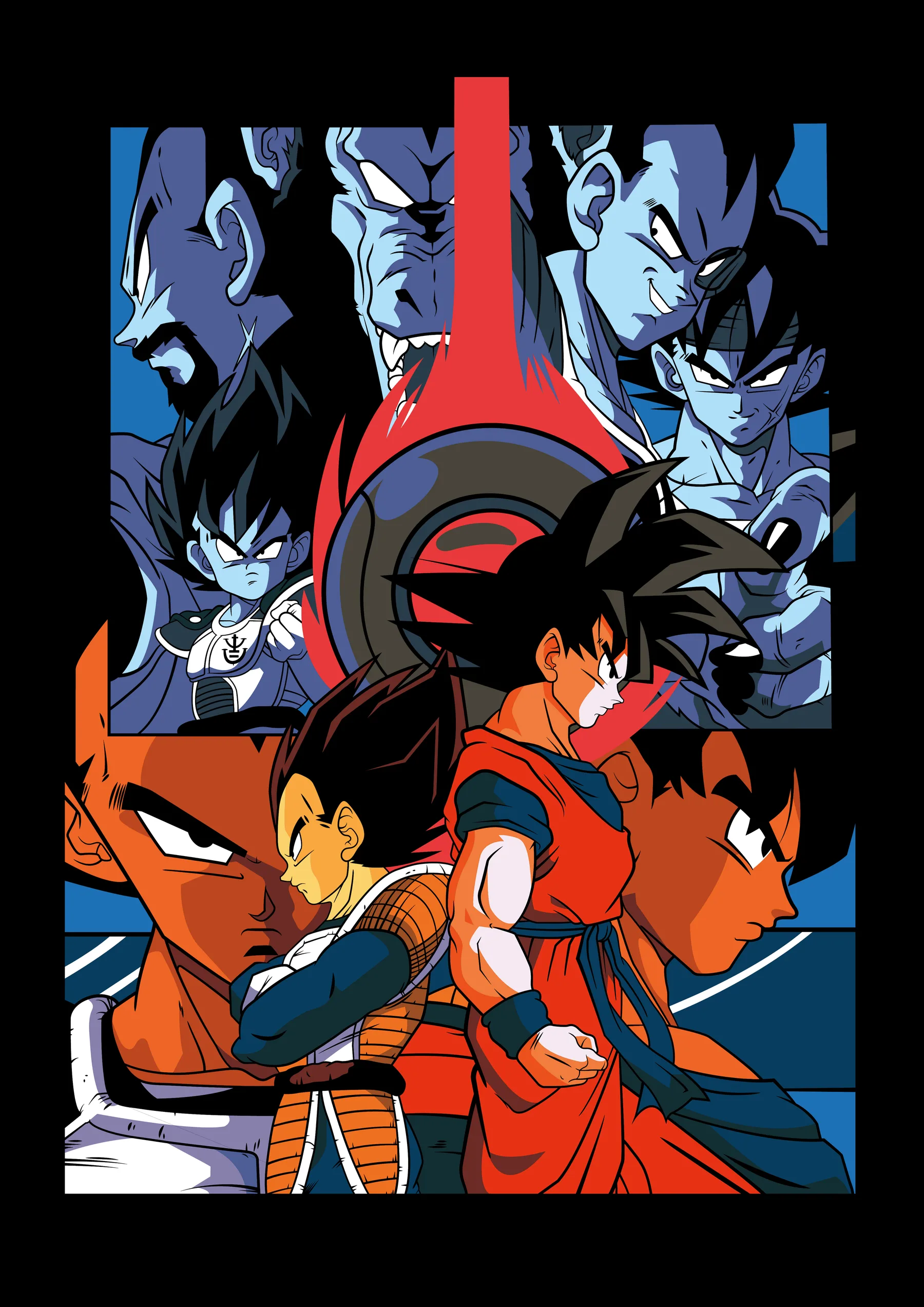 Dragon Ball Z Guerreros Z Collage