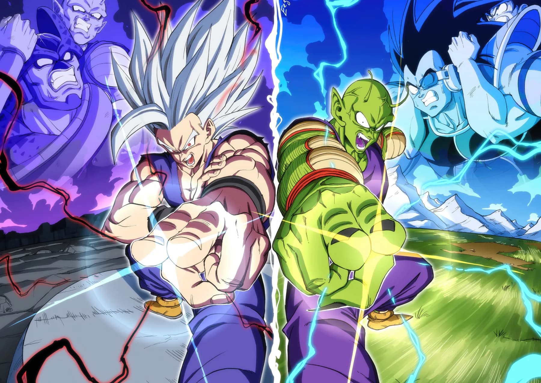 Gohan Beast y Piccolo Puños Unidos