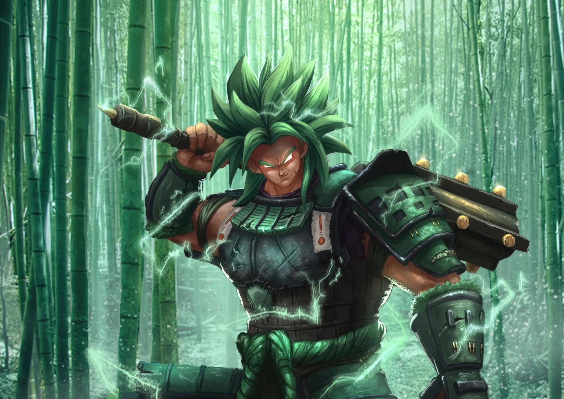 Broly Legendario Guerrero Bambú