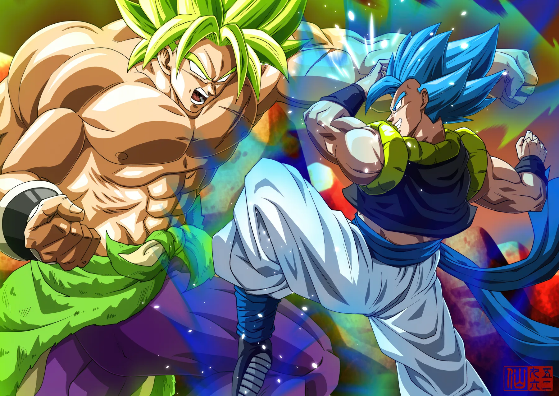 Broly vs Gogeta Puños de Poder