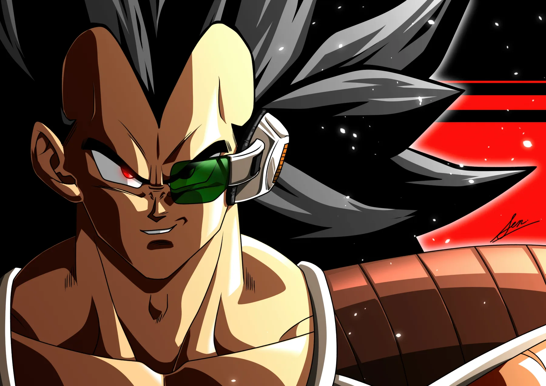 Vegeta Escáner Perfil Espacio