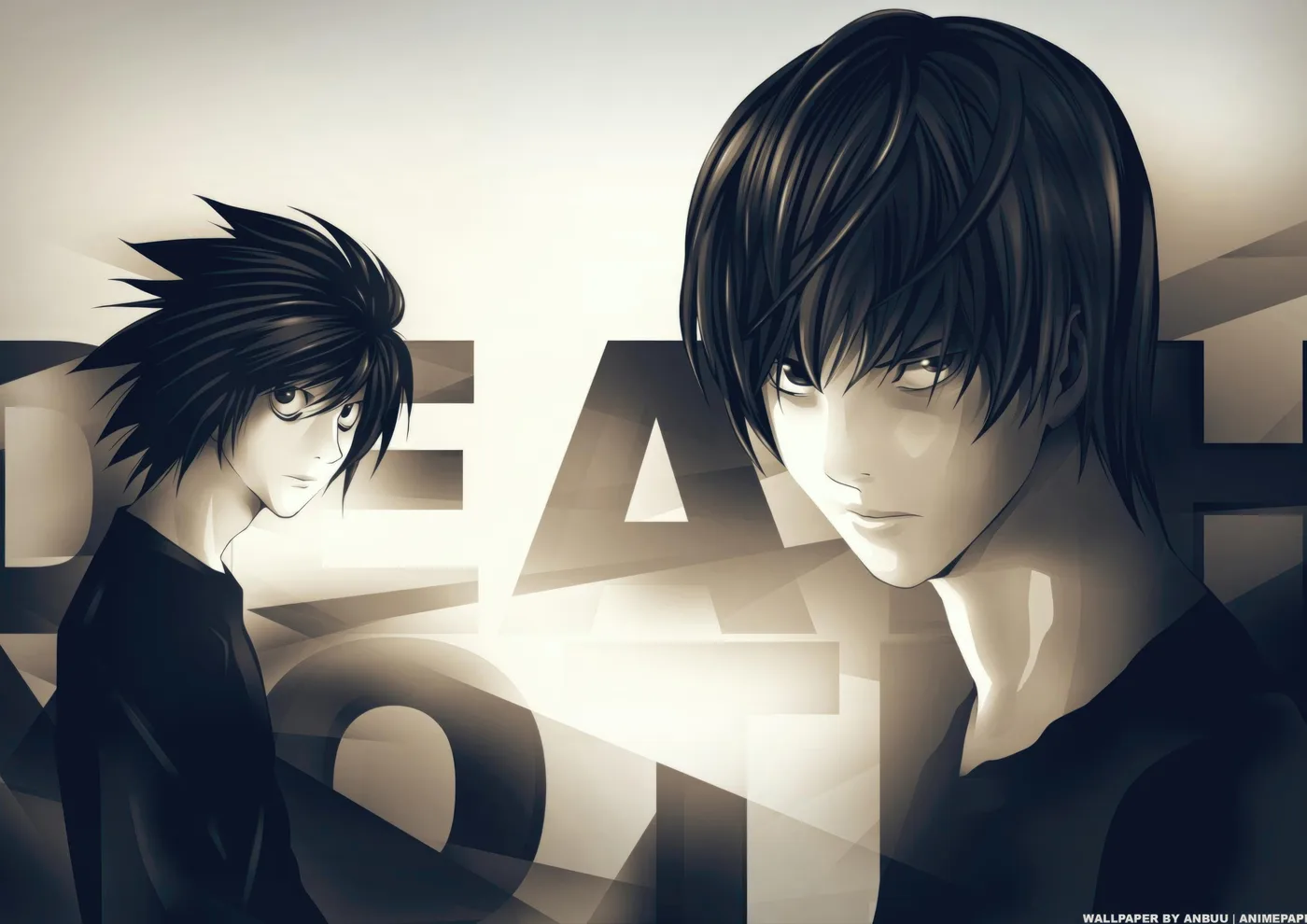 L y Light Yagami Death Logo Poster