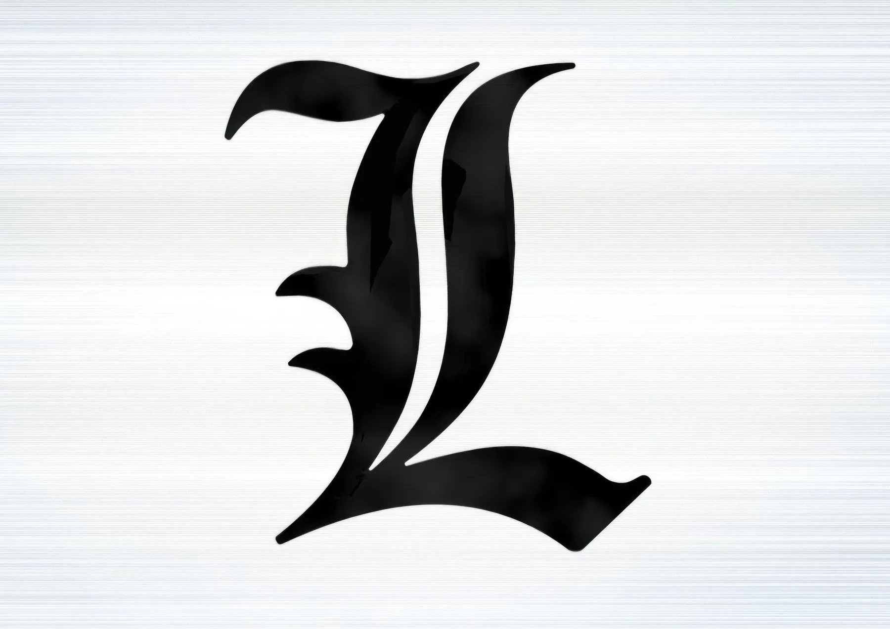 Logo L Death Note Simbolo