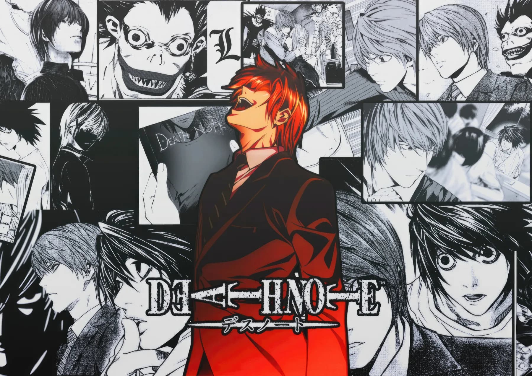 Death Note Collage Personajes Manga