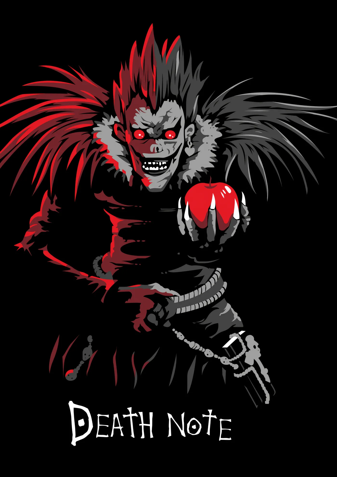 Ryuk Sonrisa Siniestra con Manzana