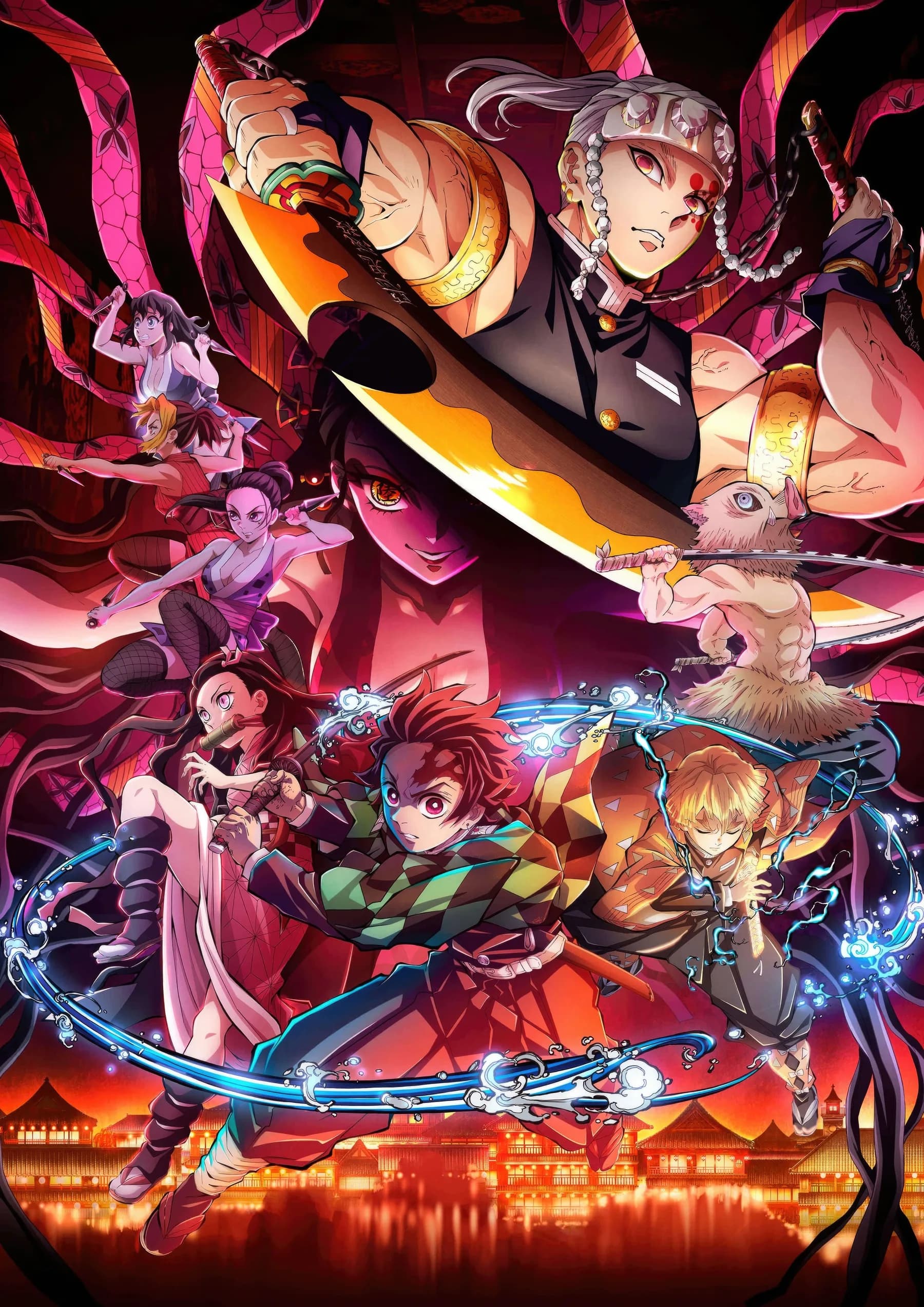 Demon Slayer Elenco Grupo Nocturno
