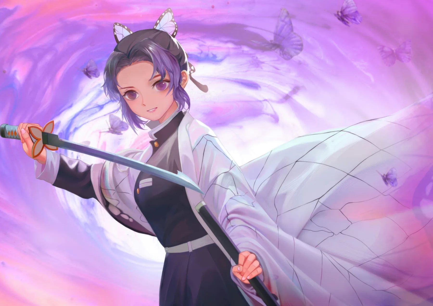 Shinobu Kocho Espada y Mariposas