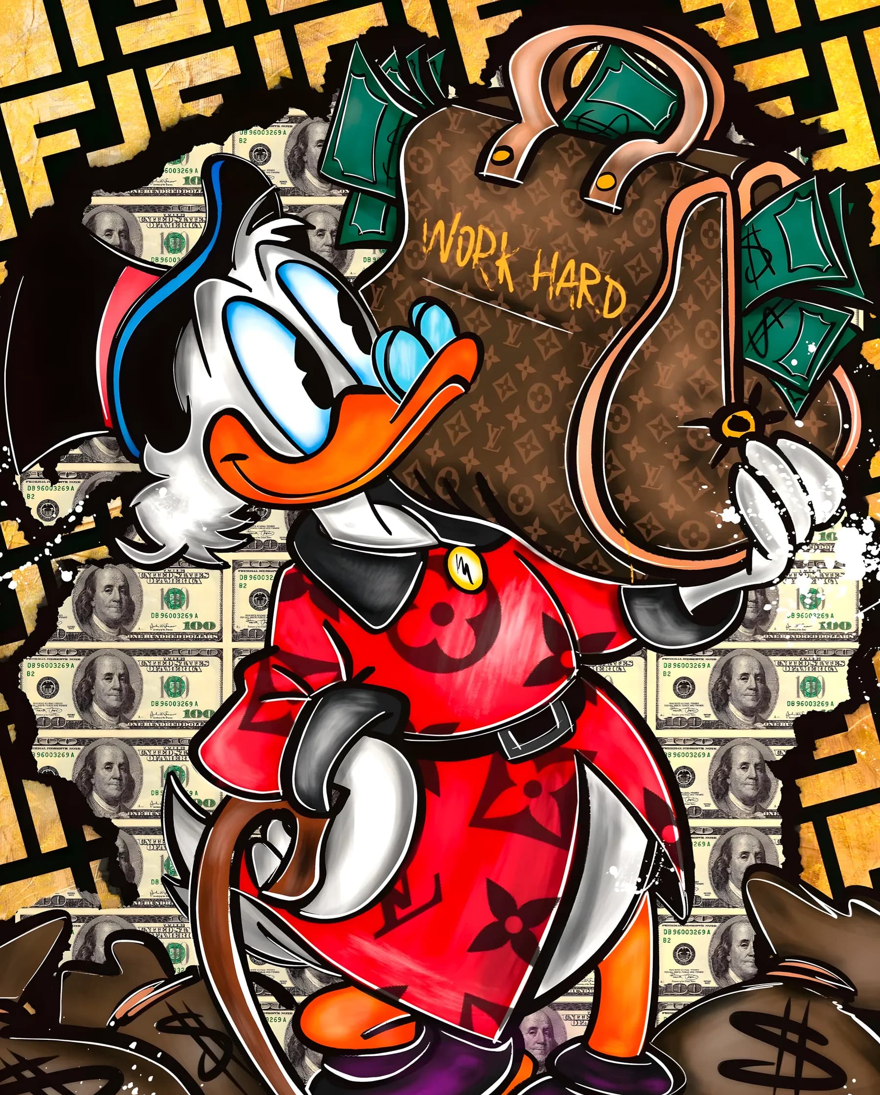 Pato Lucas Work Hard