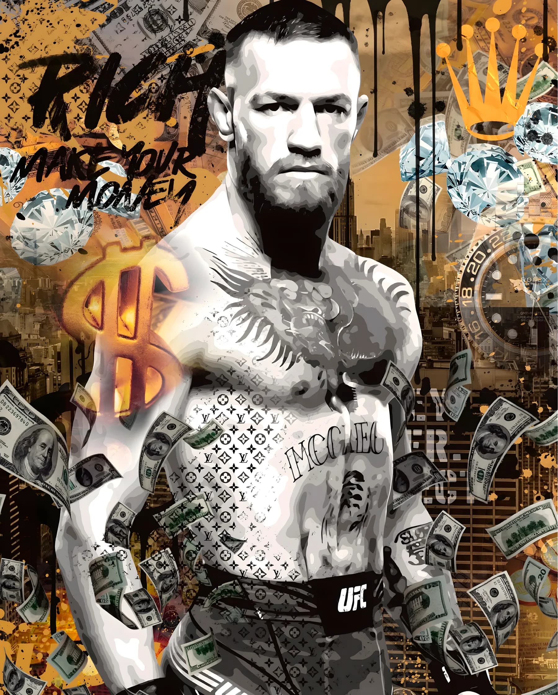 Conor McGregor Fight Rich