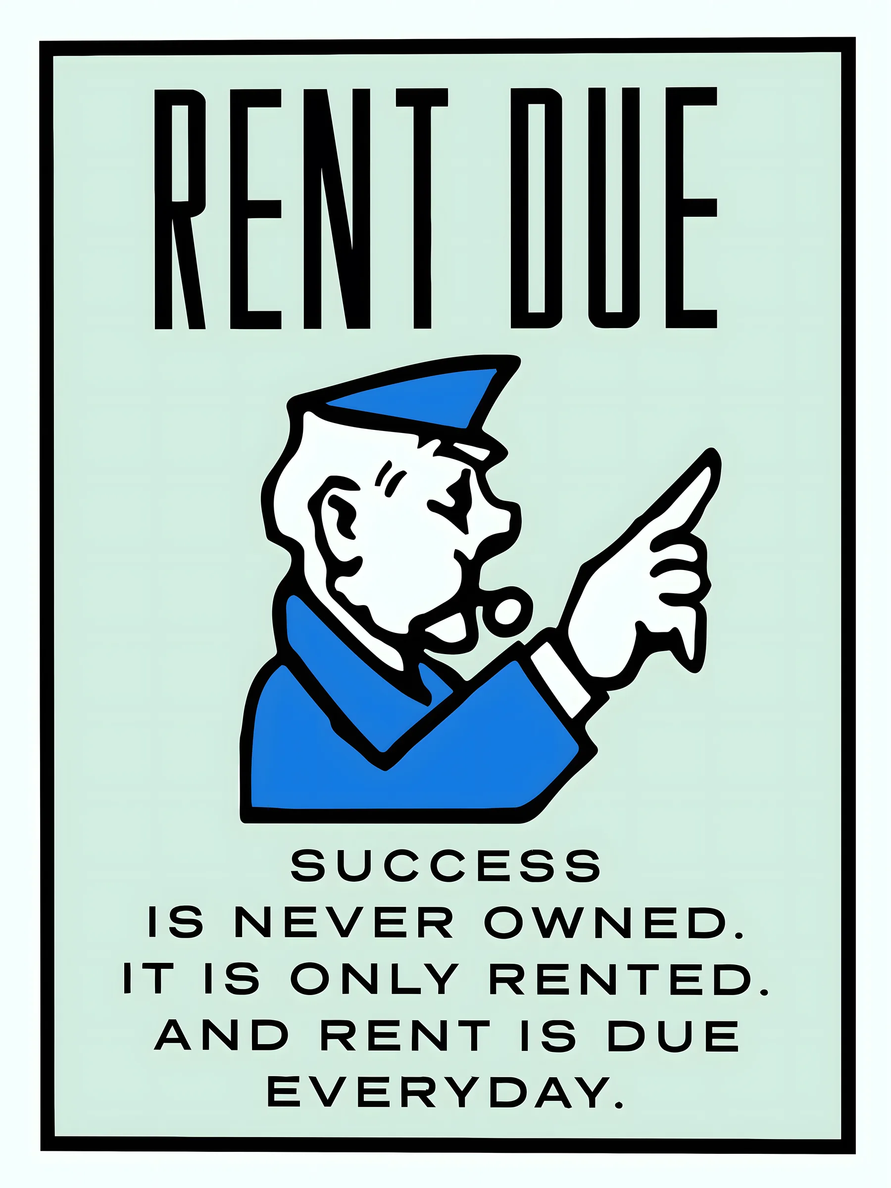Monopoly Rent Due