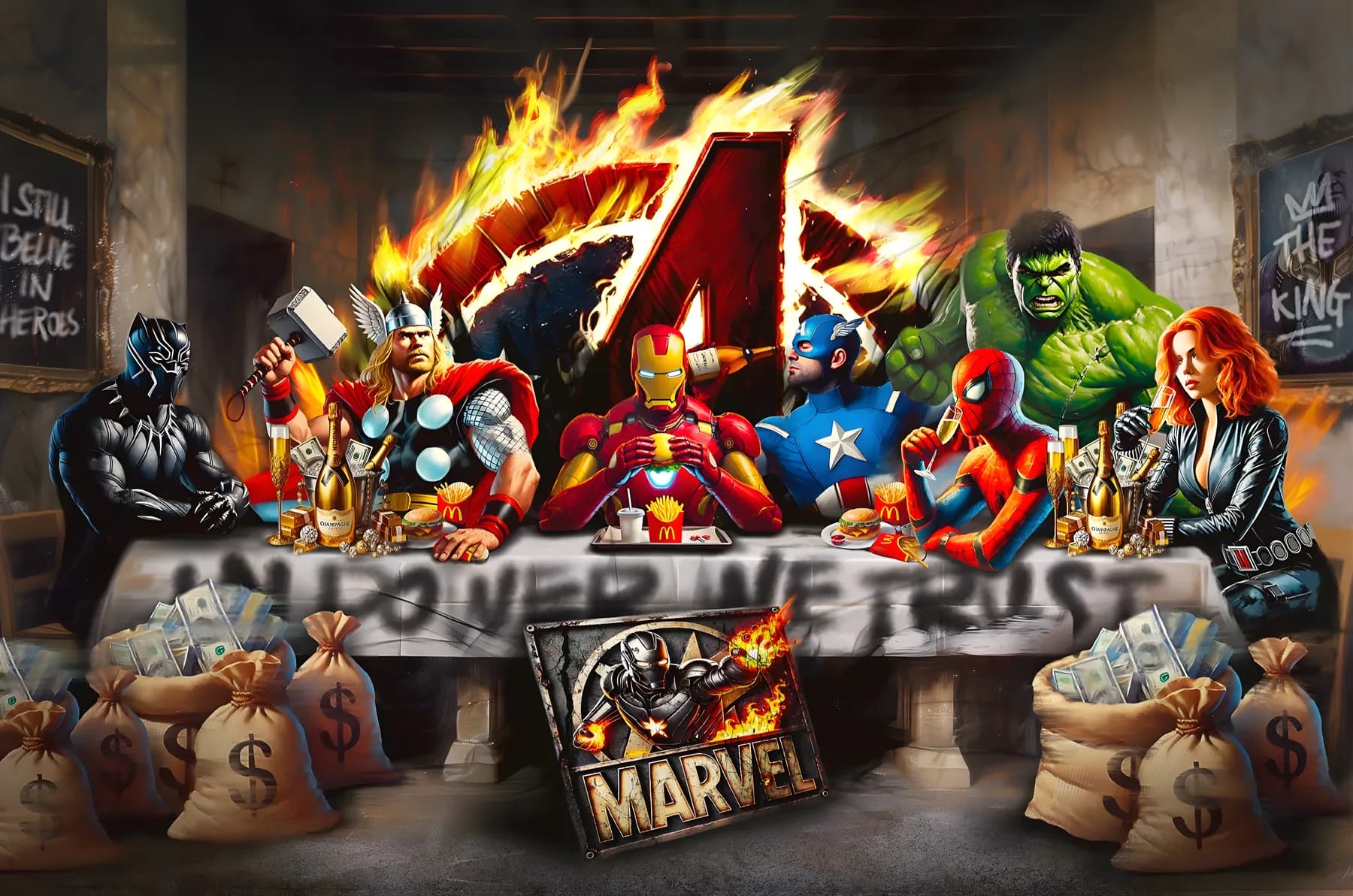 Avengers Última Cena del Poder