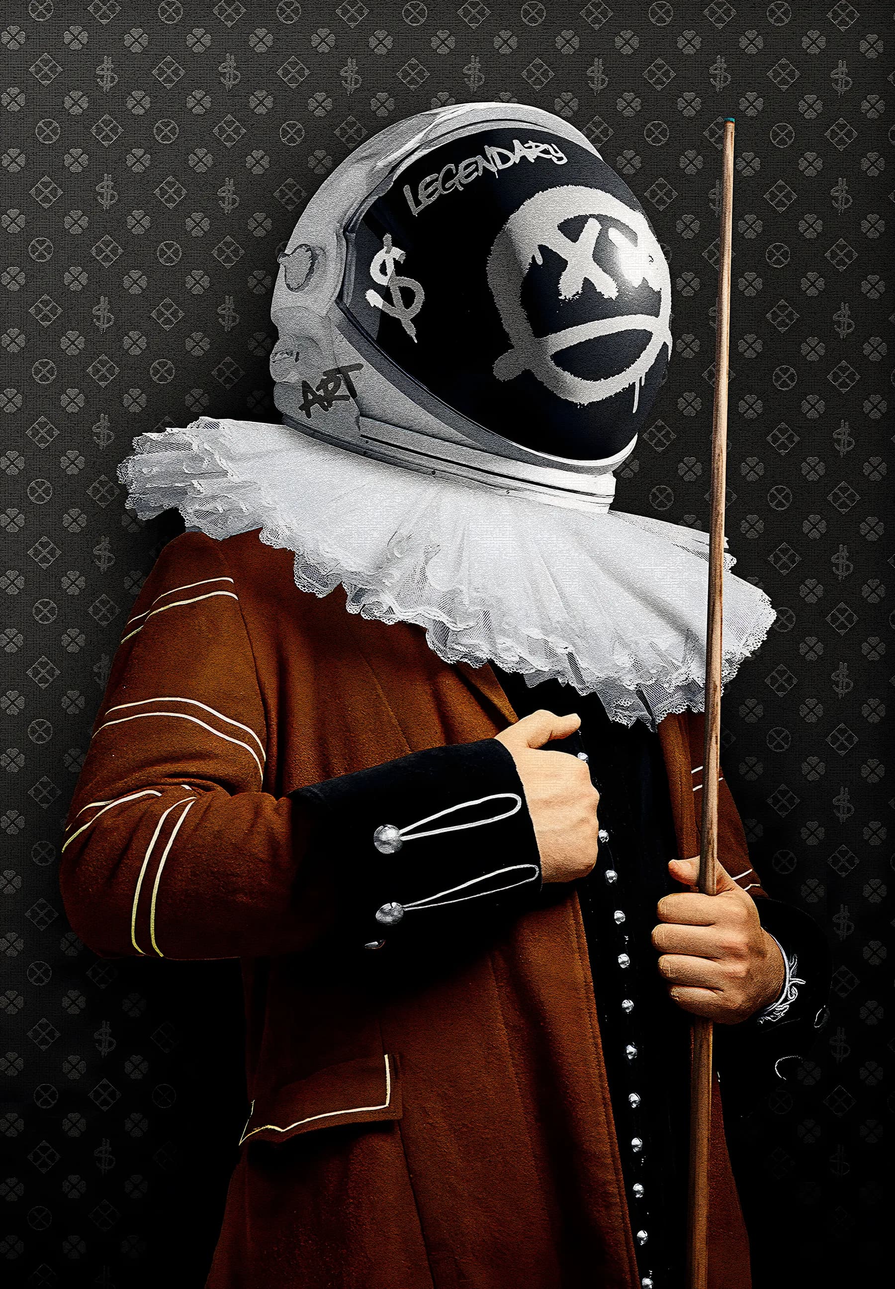 Retrato Renacentista Casco Legendario