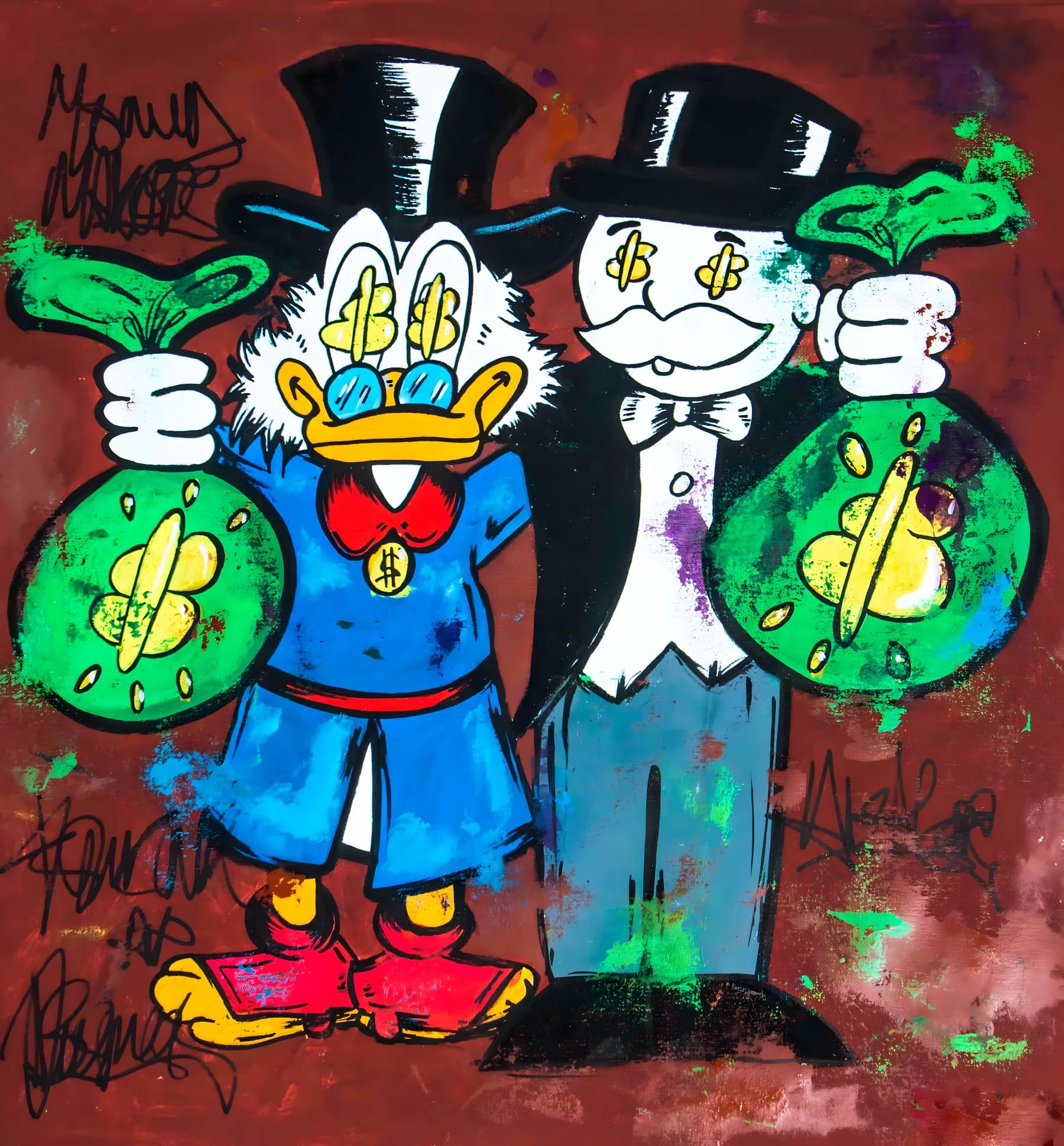 Tío Rico y Monopoly Ojos de Dólar