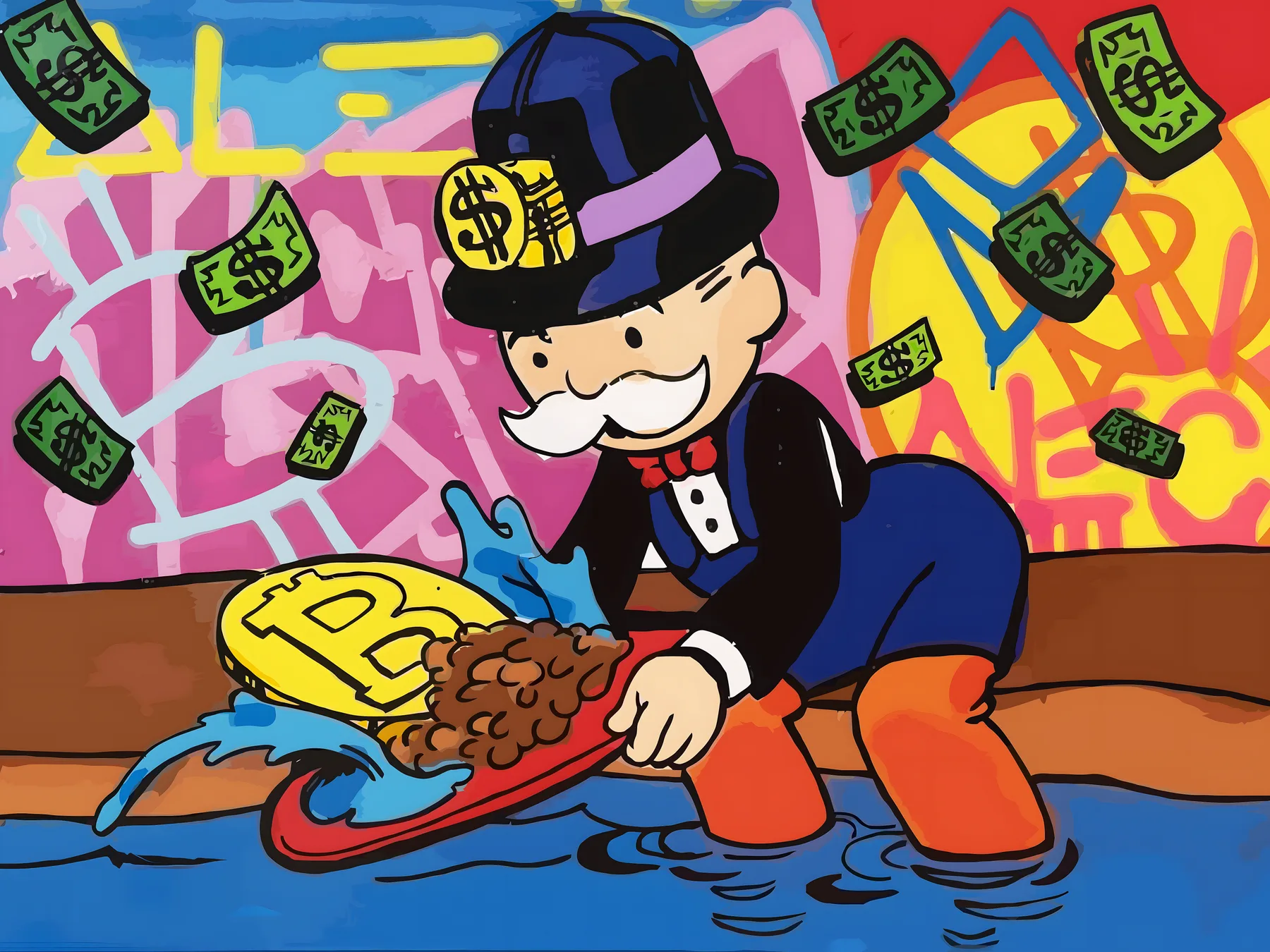 Monopoly Buscando Oro Bitcoin
