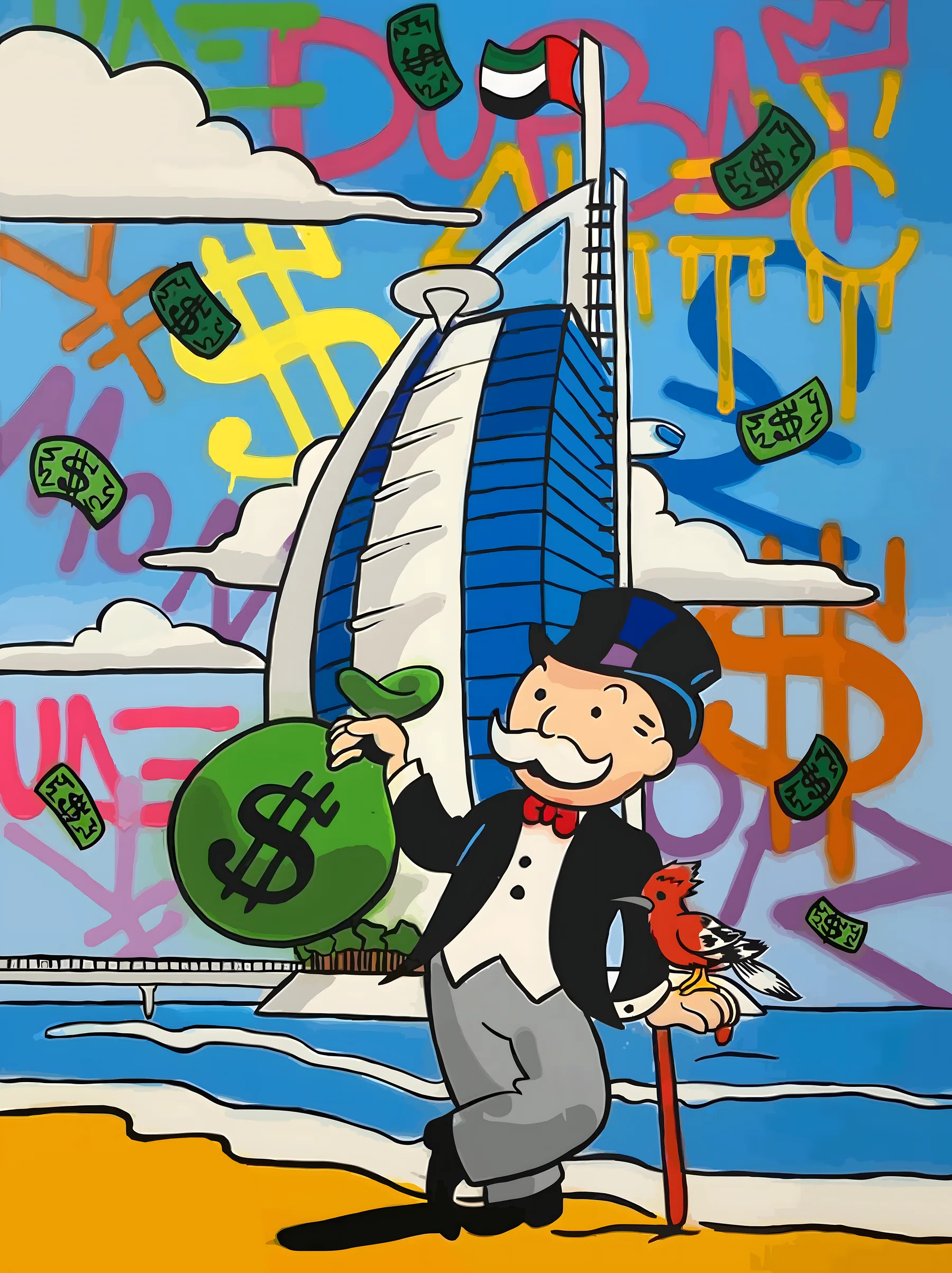 Monopoly en el Burj Al Arab Dubai
