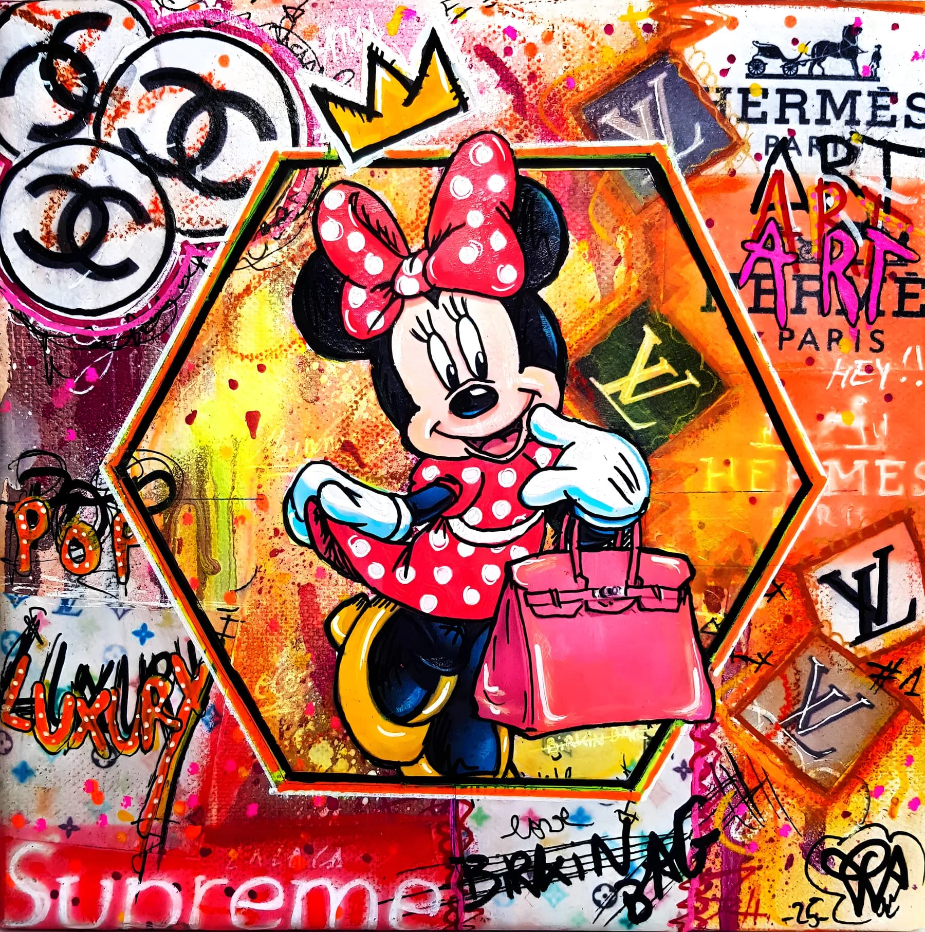Minnie Mouse Luxury Birkin