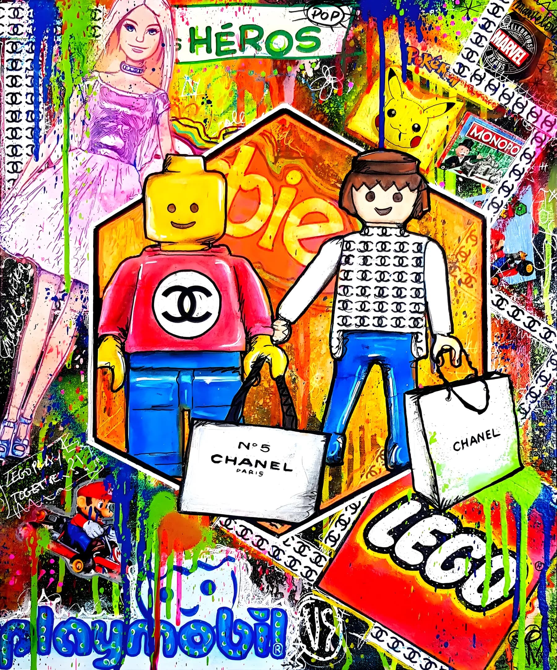 Lego y Playmobil de Compras Chanel