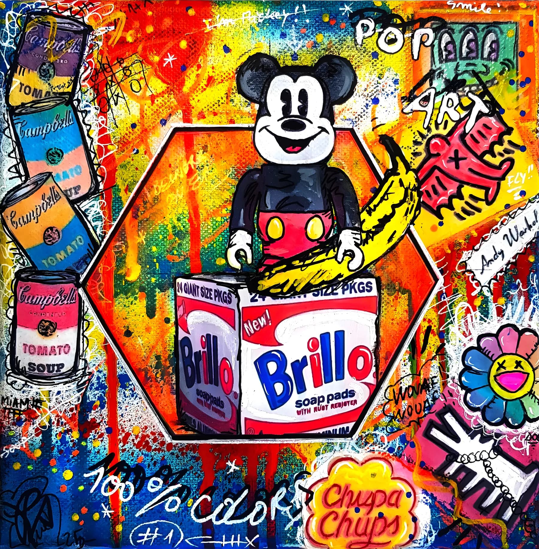 Mickey Bearbrick Andy Warhol