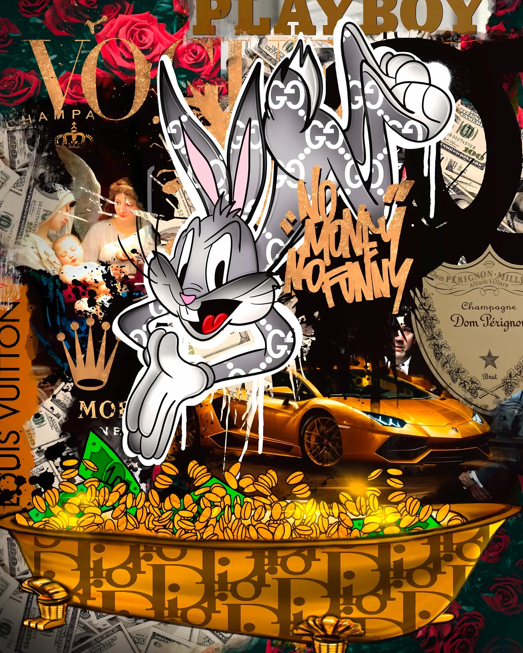 Bugs Bunny No Money No Funny