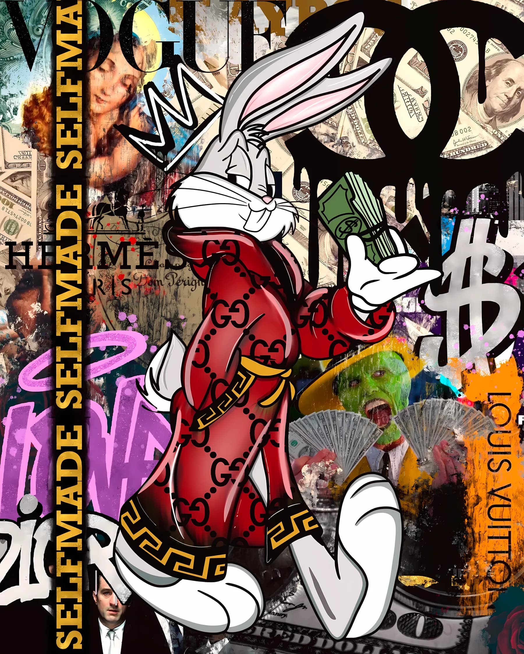 Bugs Bunny Rey Gucci