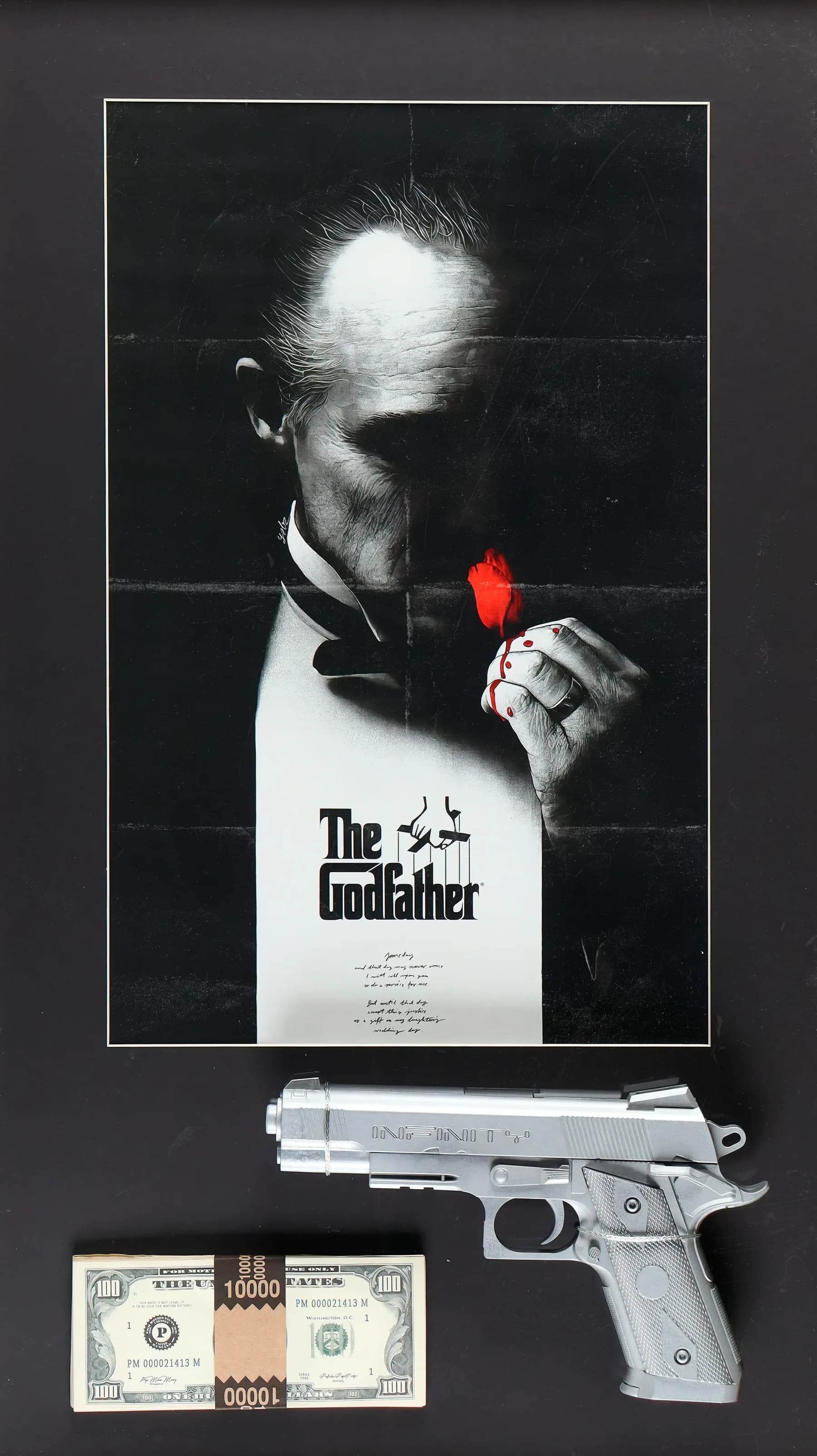 El Padrino Poster con Pistola