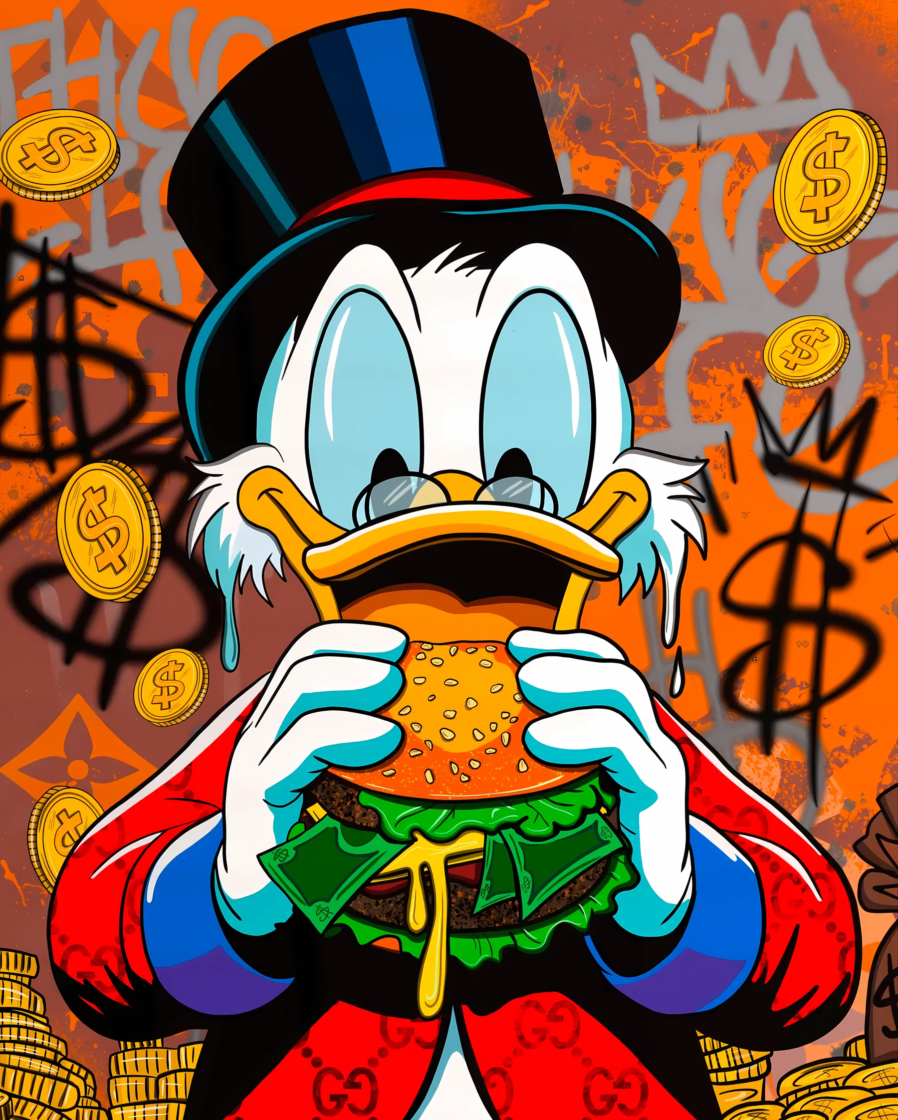 Tío Rico Hamburguesa de Dinero