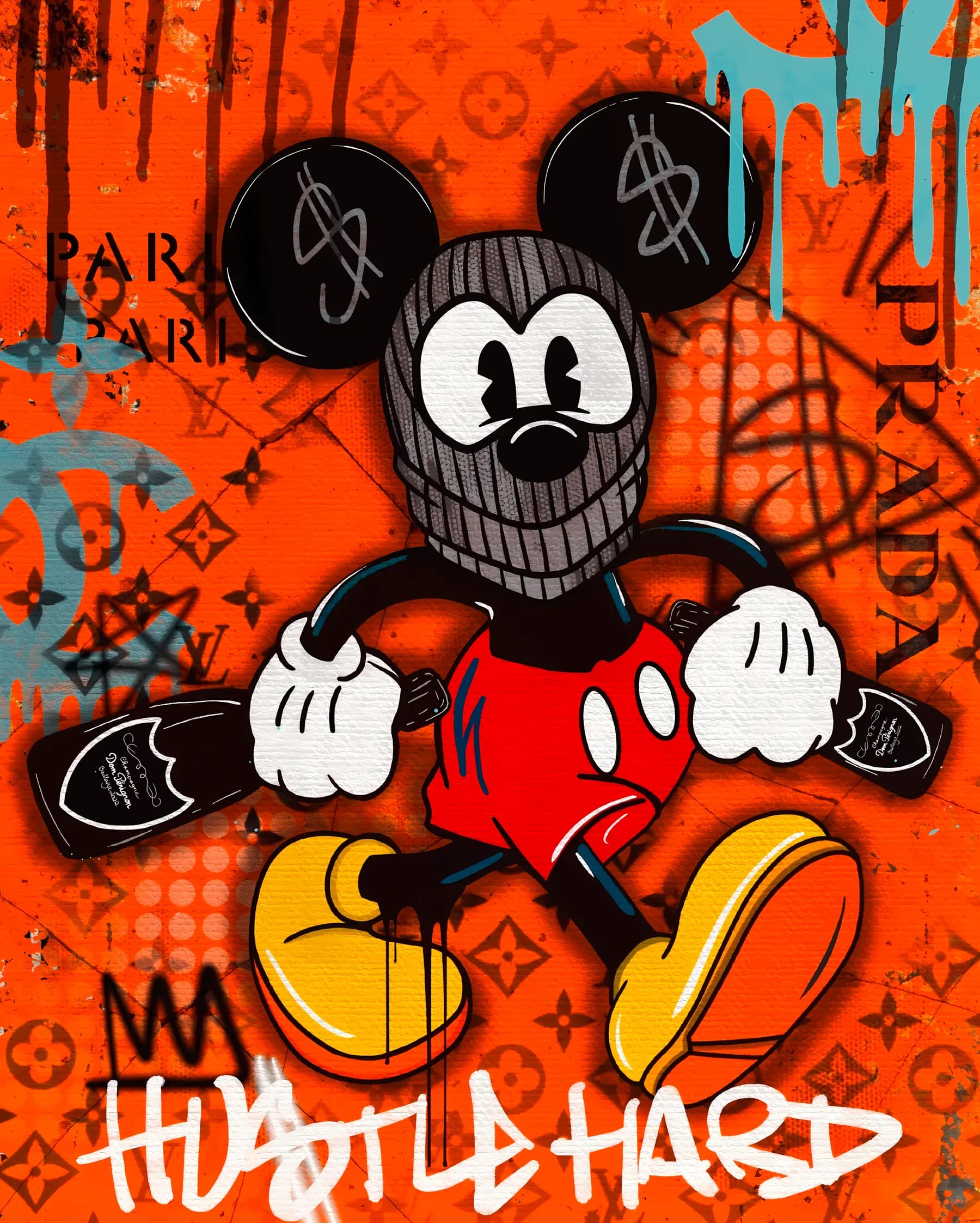 Mickey Mouse Hustle Hard