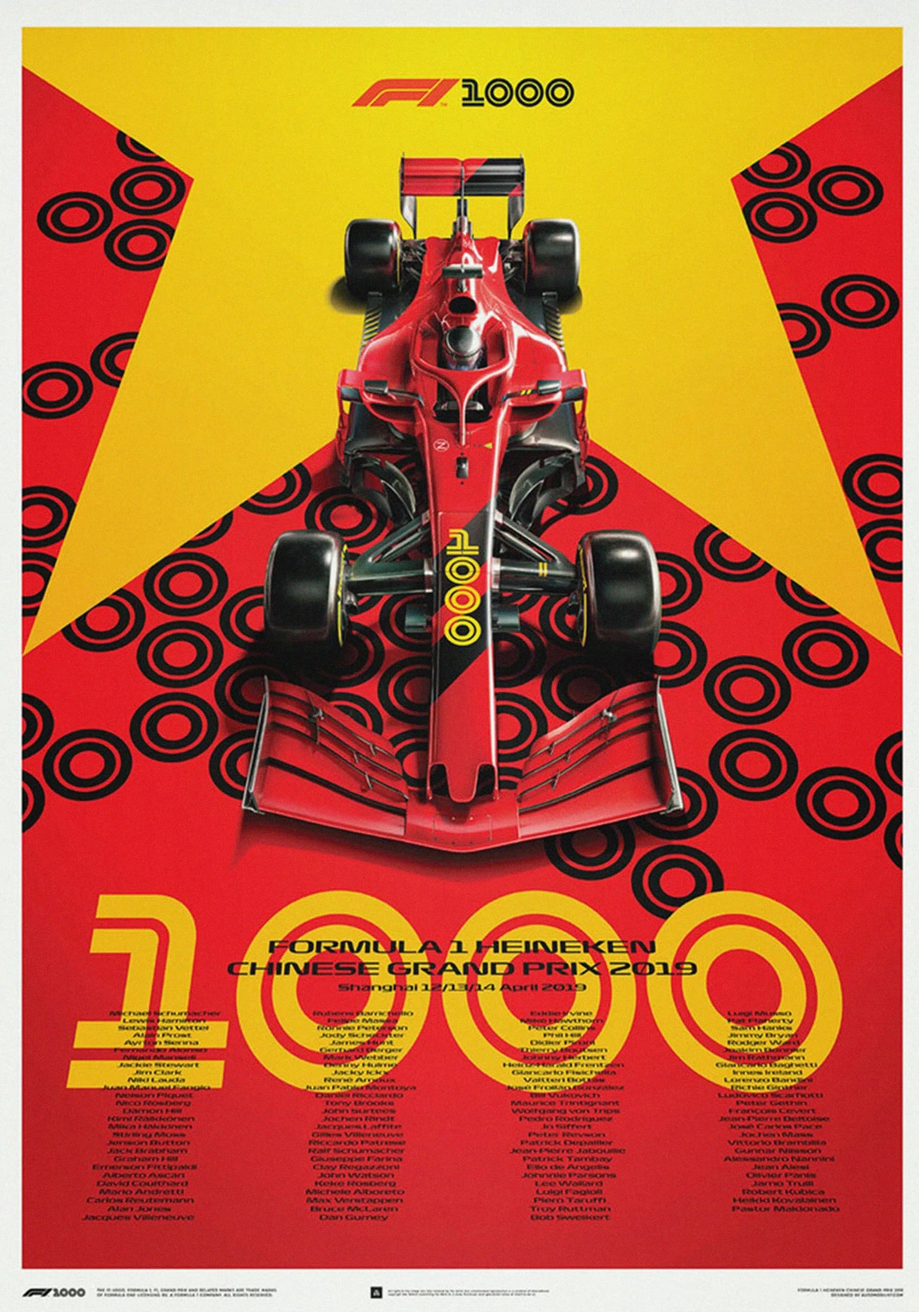 F1 GP China 2019 Rojo