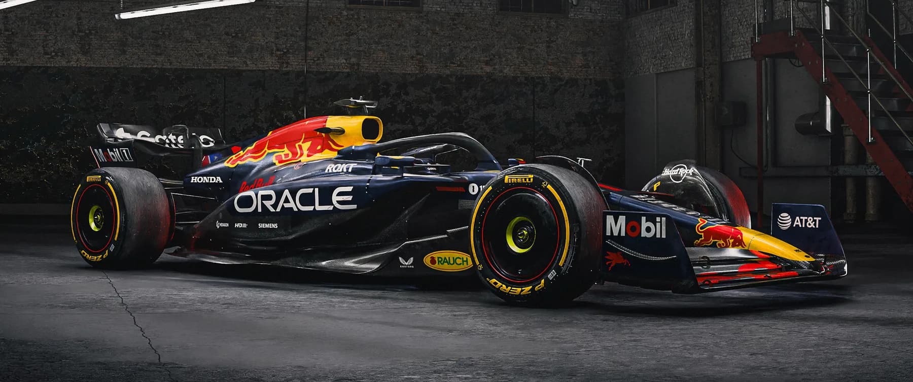 Red Bull Oracle F1 Garage
