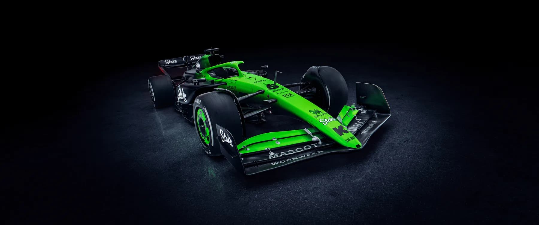 Kick Sauber F1 Verde Vista 3/4