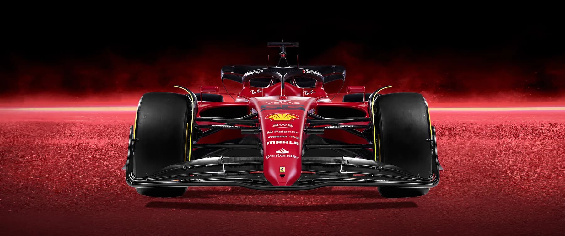 Ferrari F1 Frontal Dramático