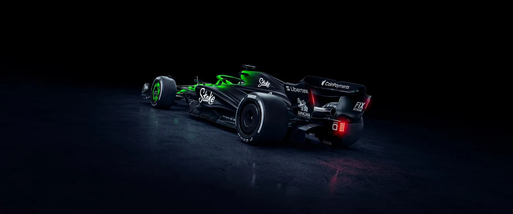 Kick Sauber F1 Trasera Oscura