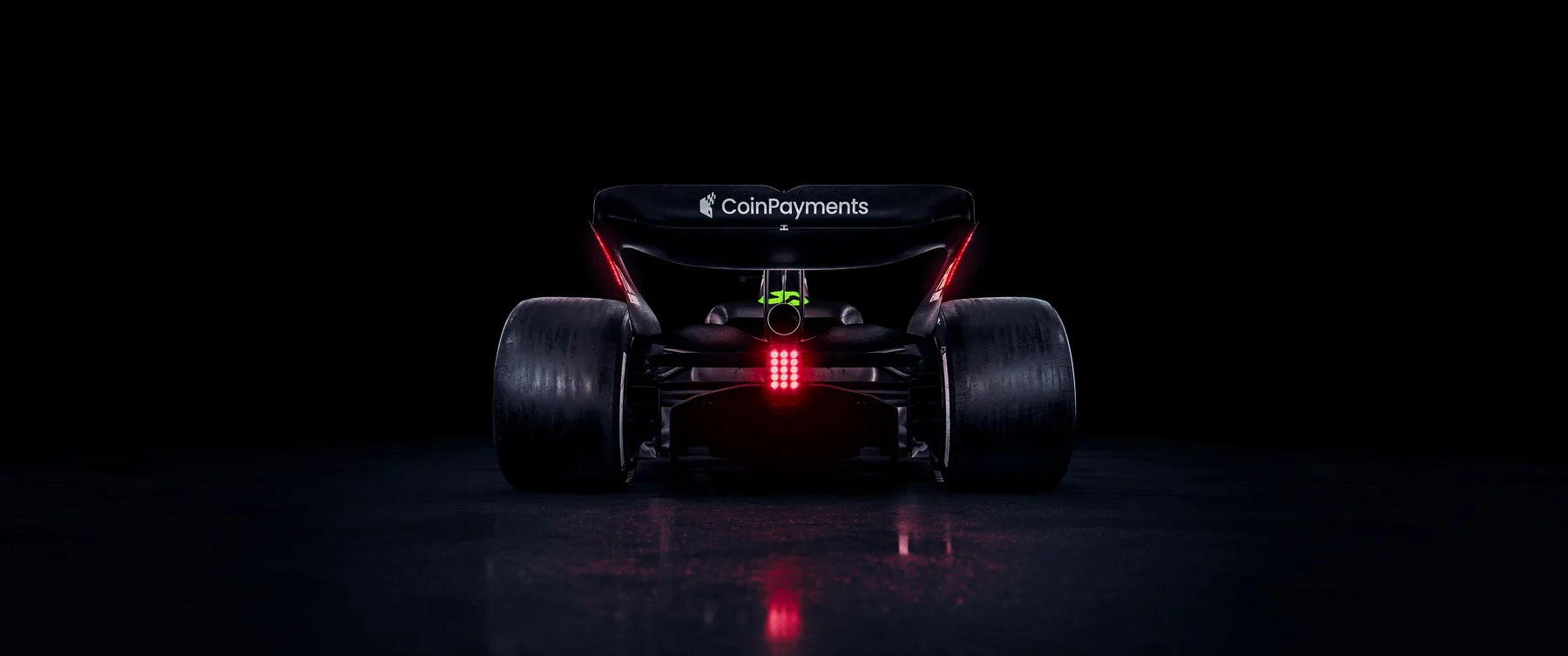 Kick Sauber F1 Trasera CoinPayments