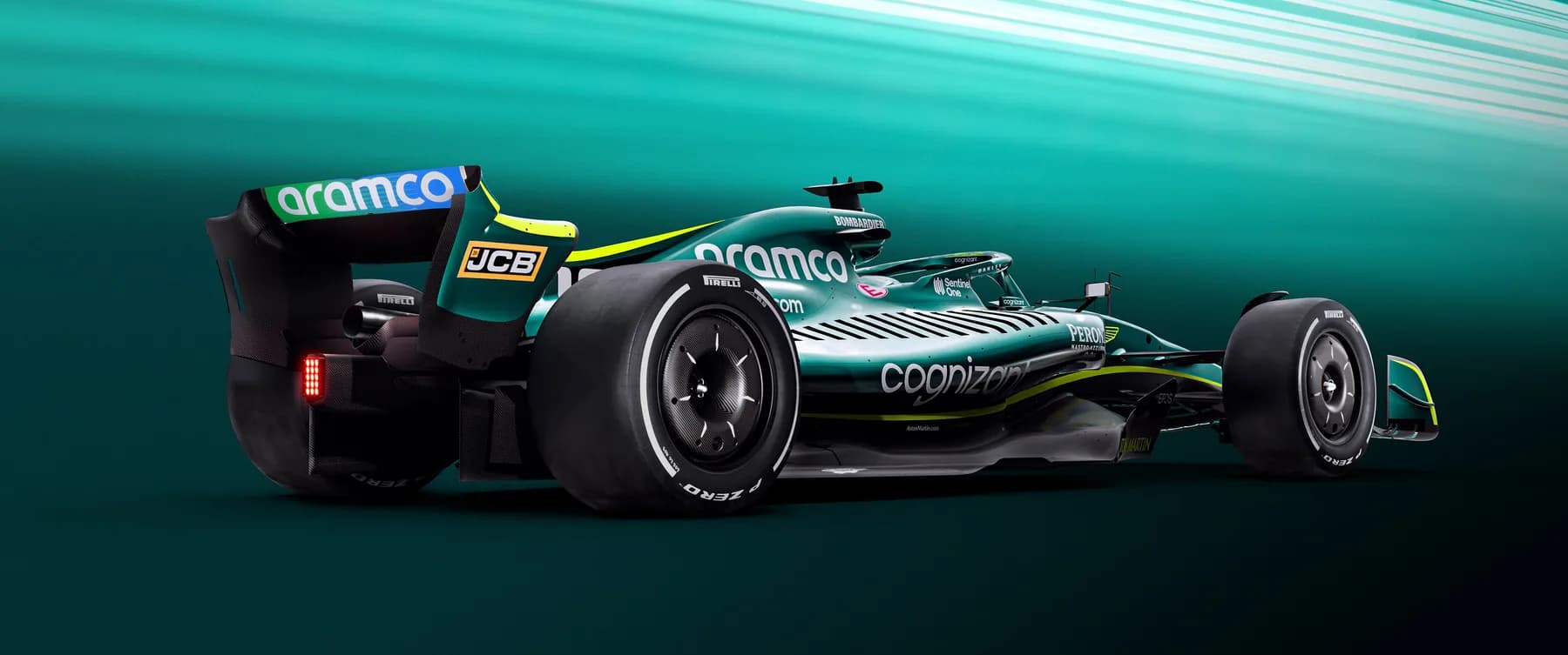 Aston Martin F1 Trasera Velocidad