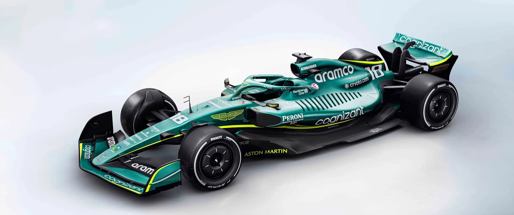 Aston Martin F1 Estudio Vista 3/4