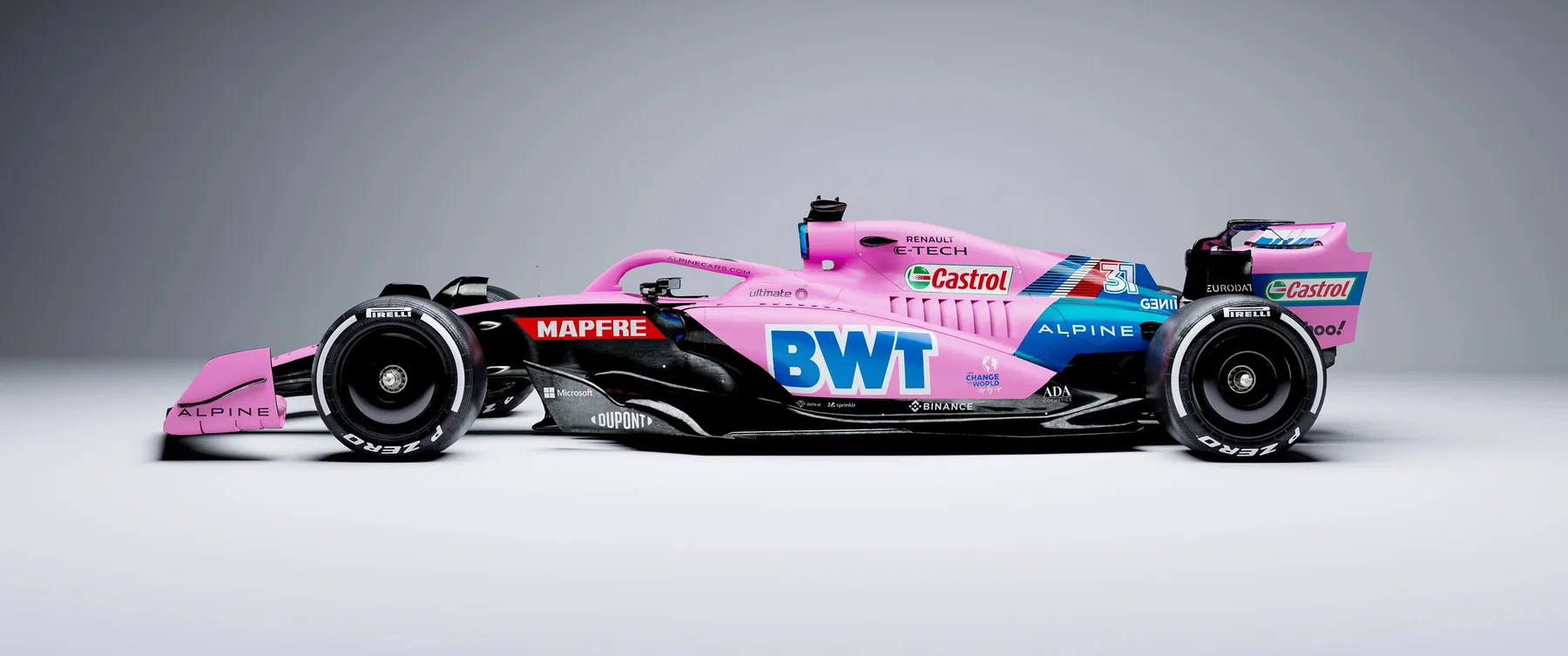 Alpine BWT F1 Lateral